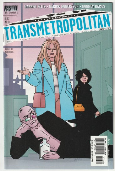 Transmetropolitan #33 (2000) - Jaimie Hernandez cover