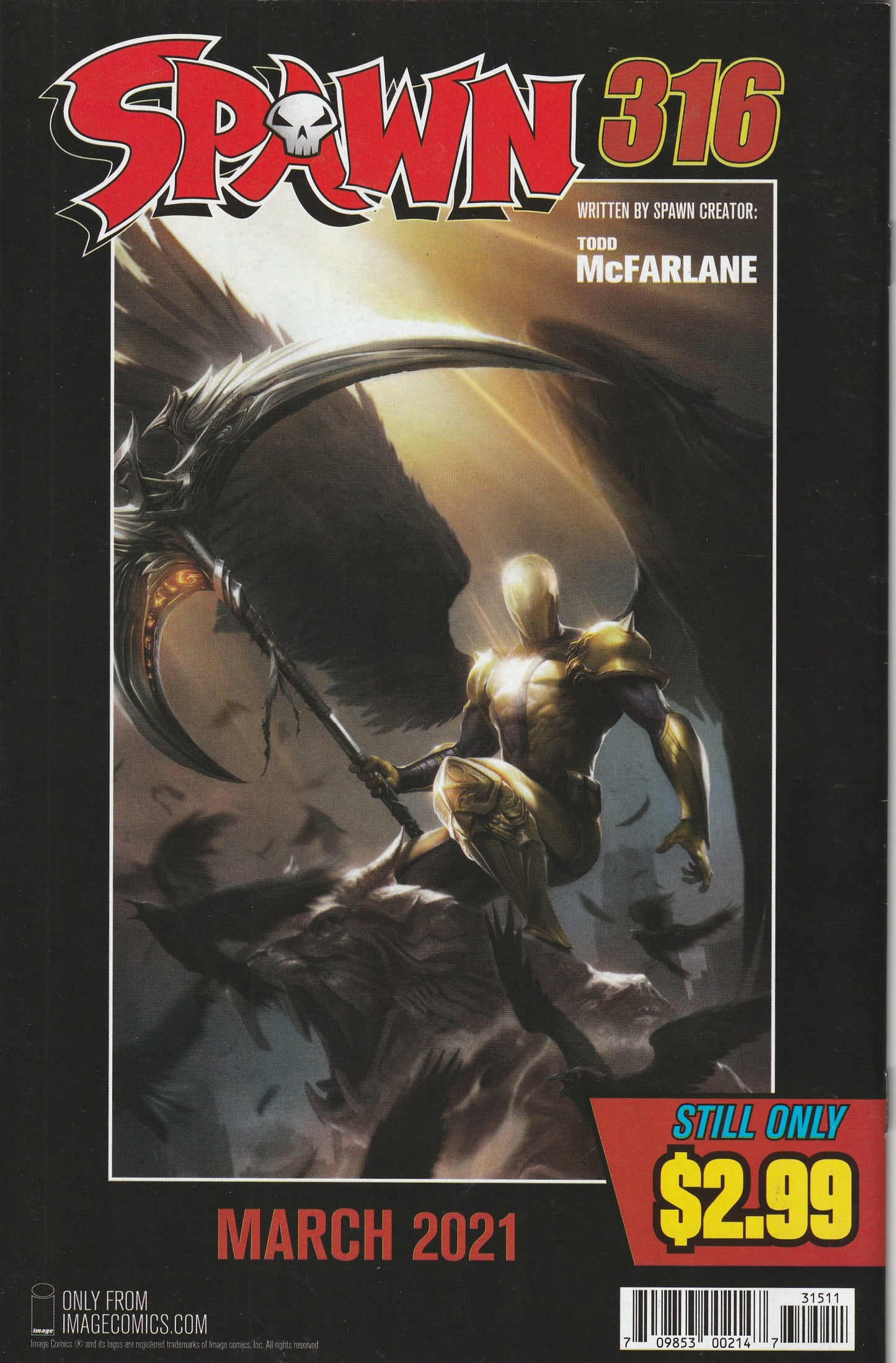 Spawn #315 (2021) - Cover A Bjorn Barends Cover