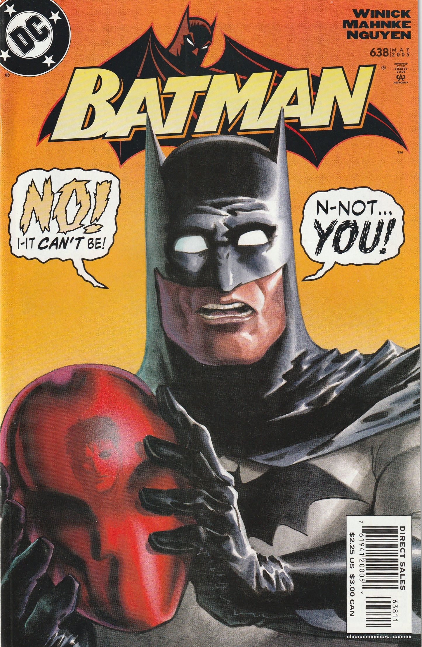 Batman #638 (2005) - Red Hood Revealed to be Jason Todd