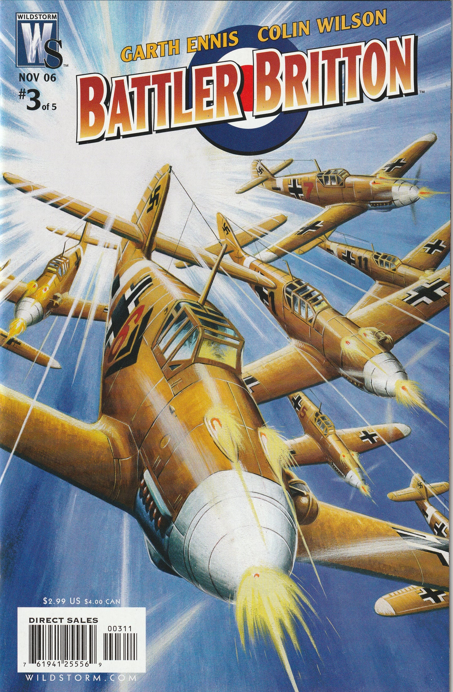 Battler Britton (2006) - 5 issue mini series - Garth Ennis