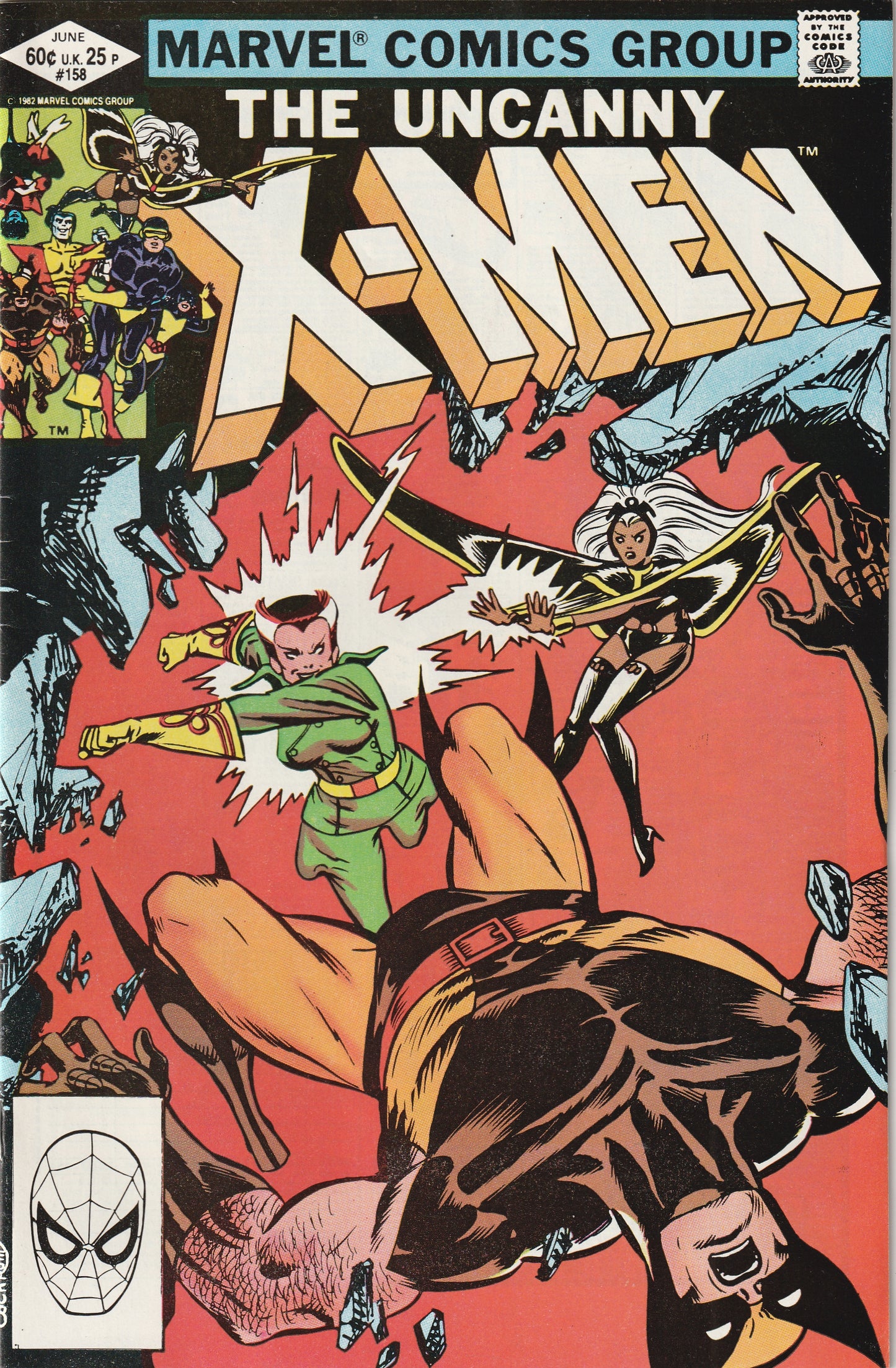 Uncanny X-Men #158 (1982) - 2nd appearance of Rogue