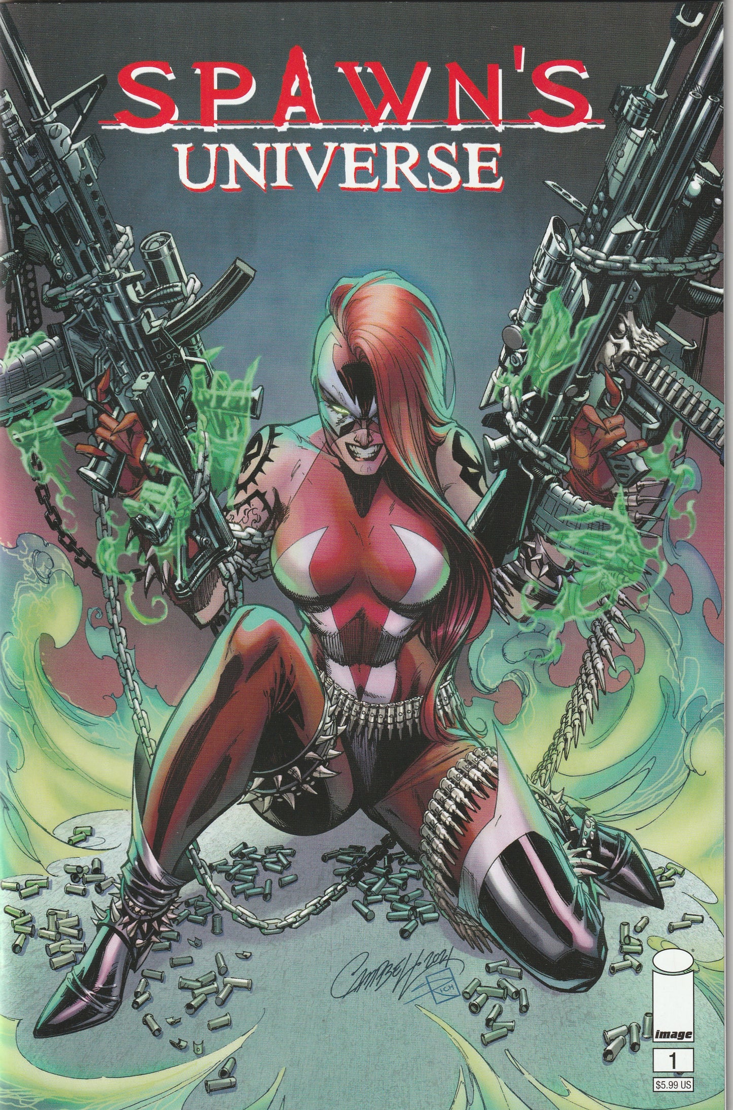 Spawn's Universe #1 (2021) - Regular J. Scott Campbell She-Spawn Cover