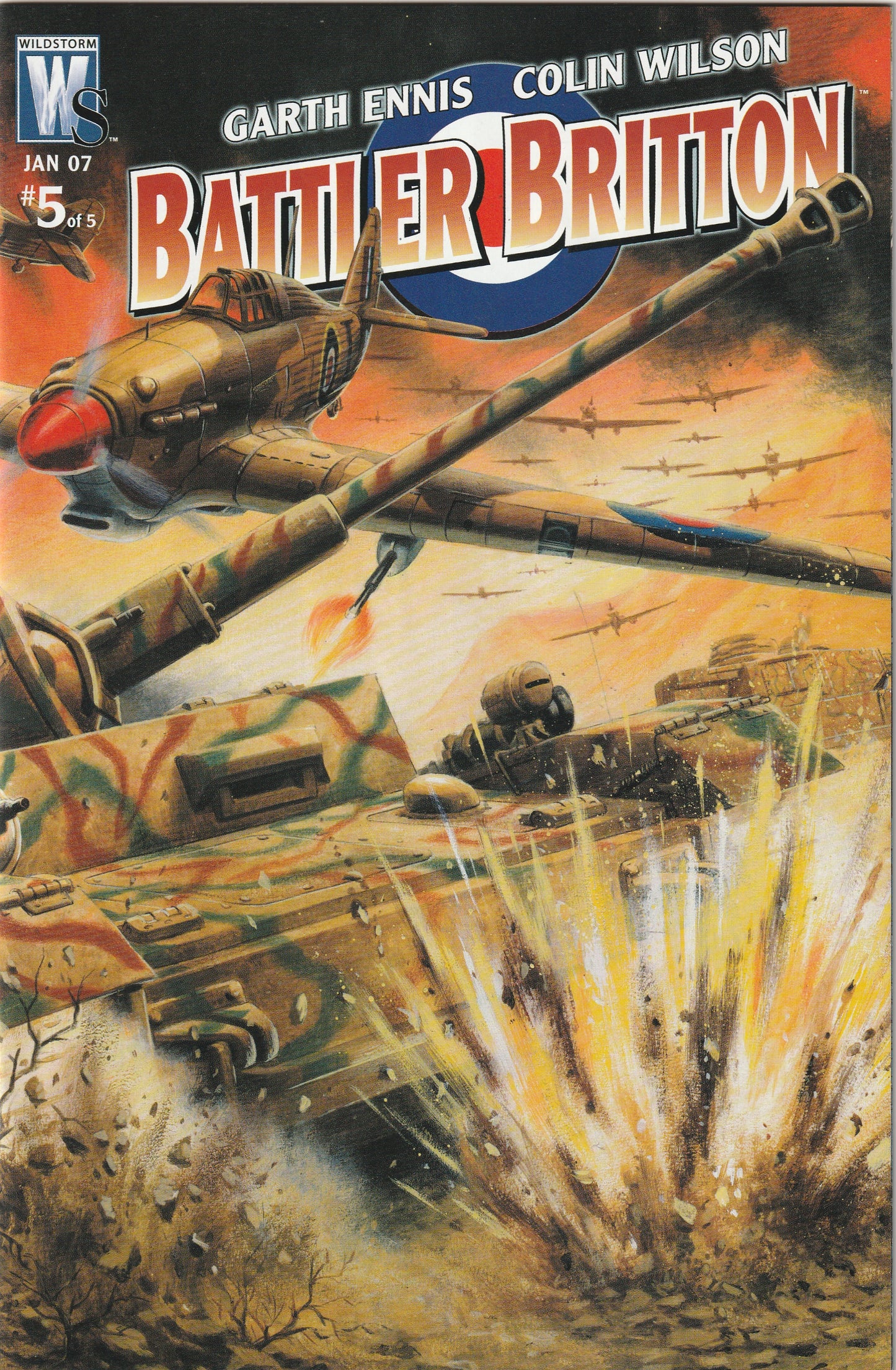 Battler Britton (2006) - 5 issue mini series - Garth Ennis