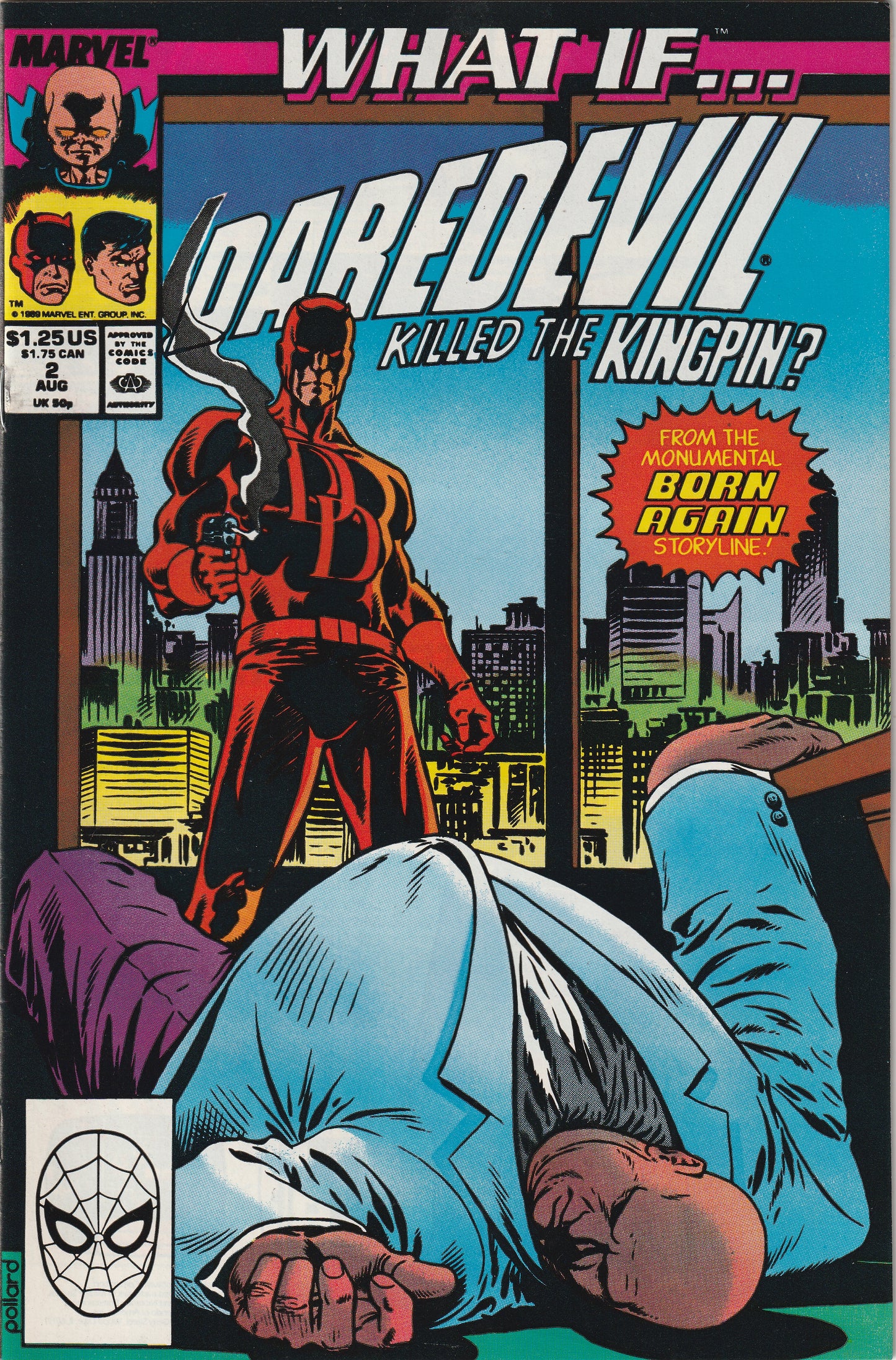 What If? #2 (Vol 2 - 1989) - Daredevil Killed the Kingpin