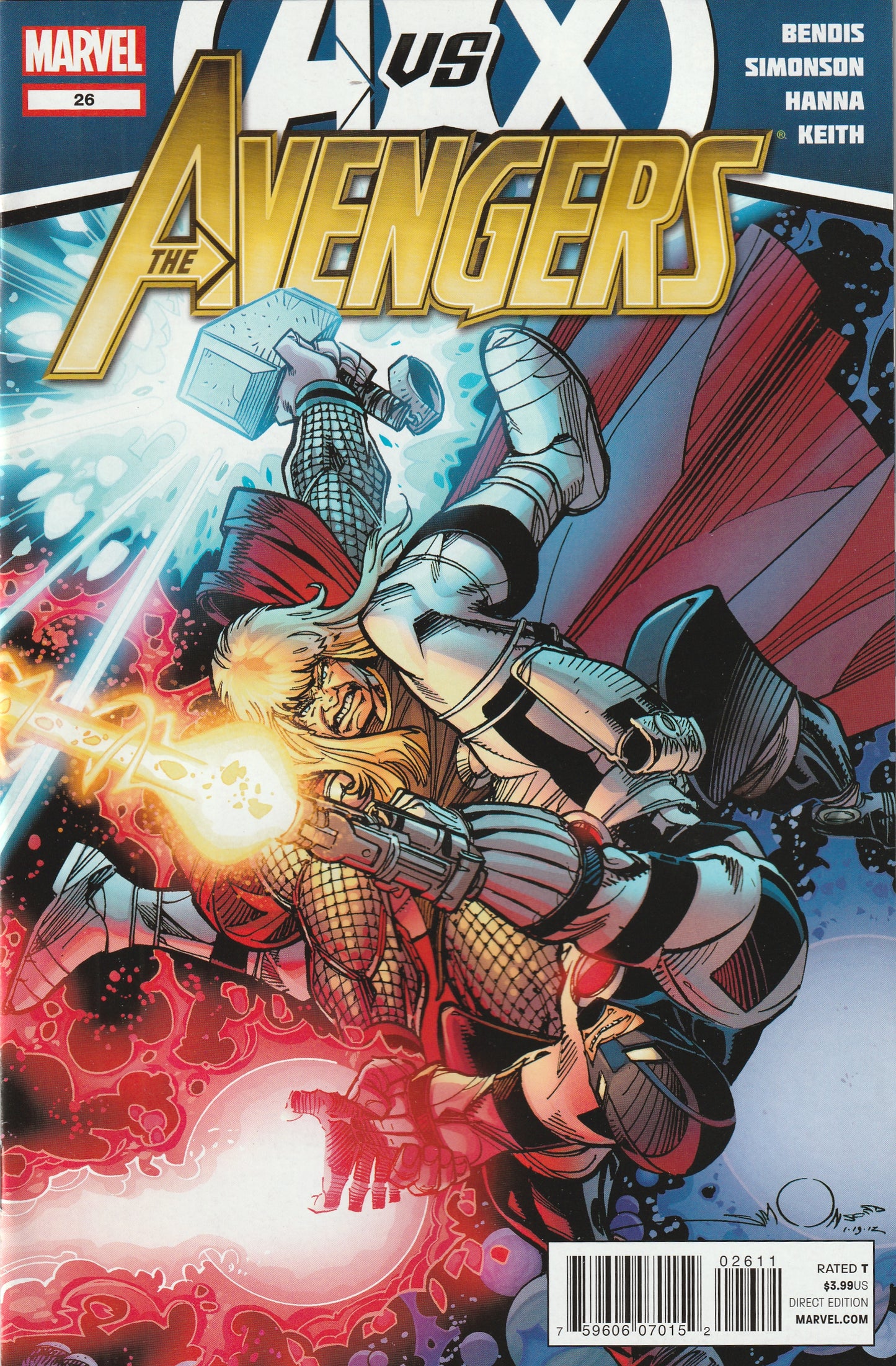 Avengers #26 (Vol 4, 2012) - Avengers vs. X-Men (AvX)