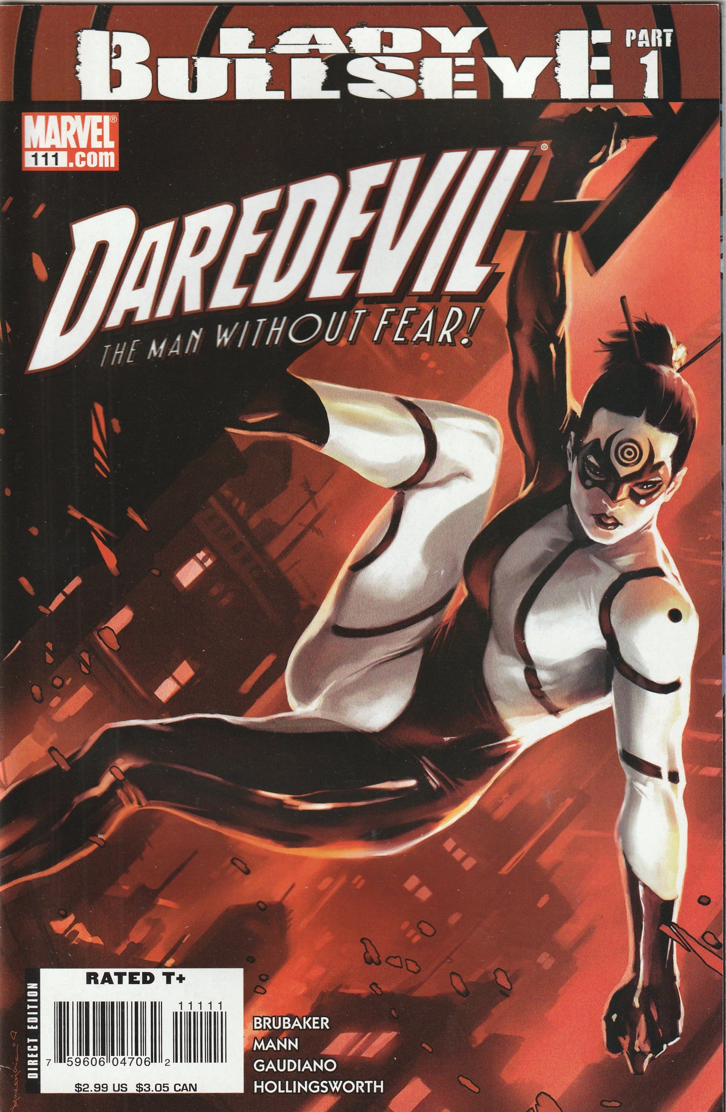 Daredevil #111 (2008) - 1st appearance & origin of Lady Bullseye (Maki Matsumoto)