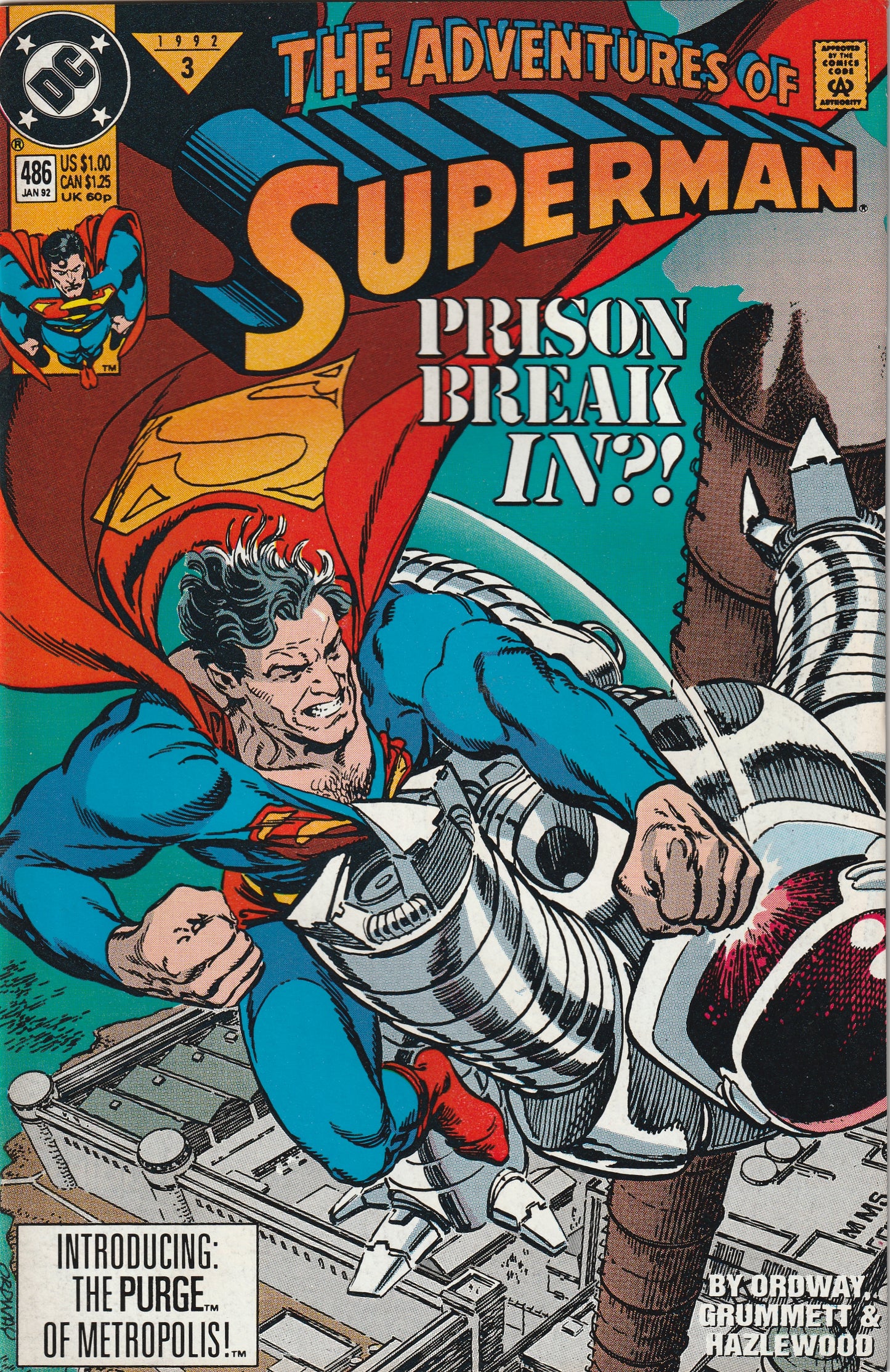Adventures of Superman #486 (1992)