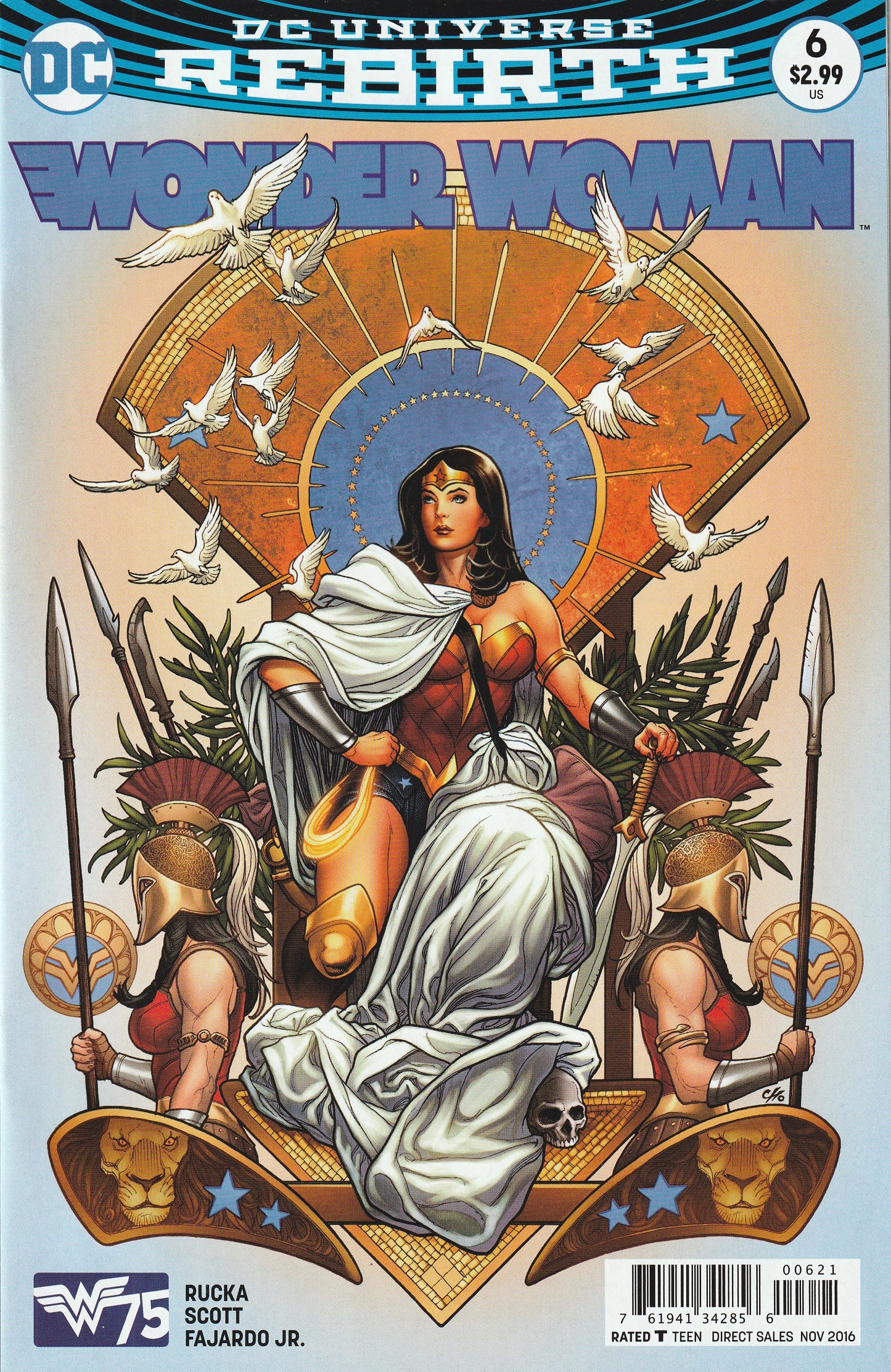 Wonder Woman #6 (2016) - Rebirth - Frank Cho Variant Cover