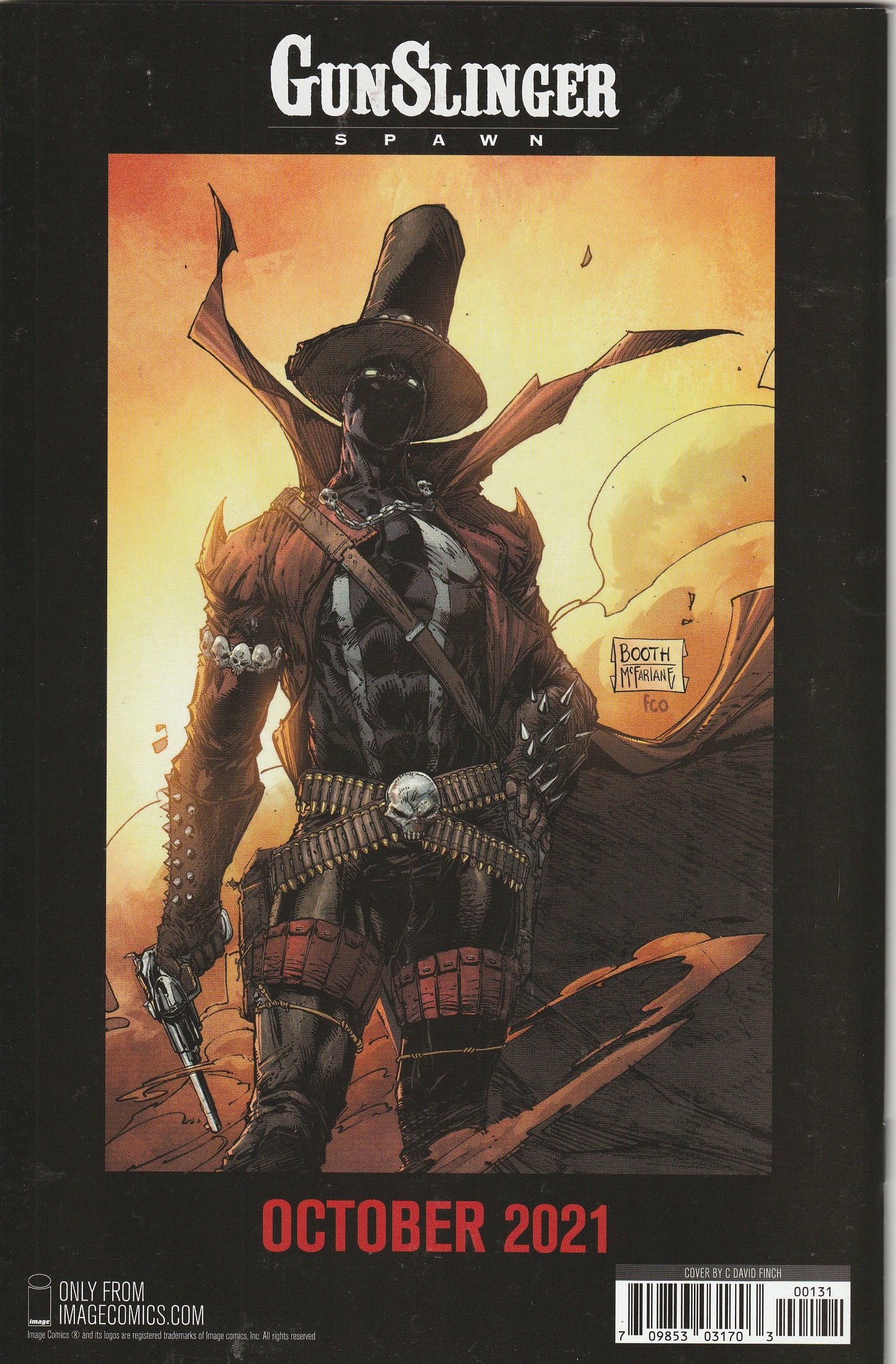 King Spawn #1 (2021) - Cover C David Finch Variant Cover