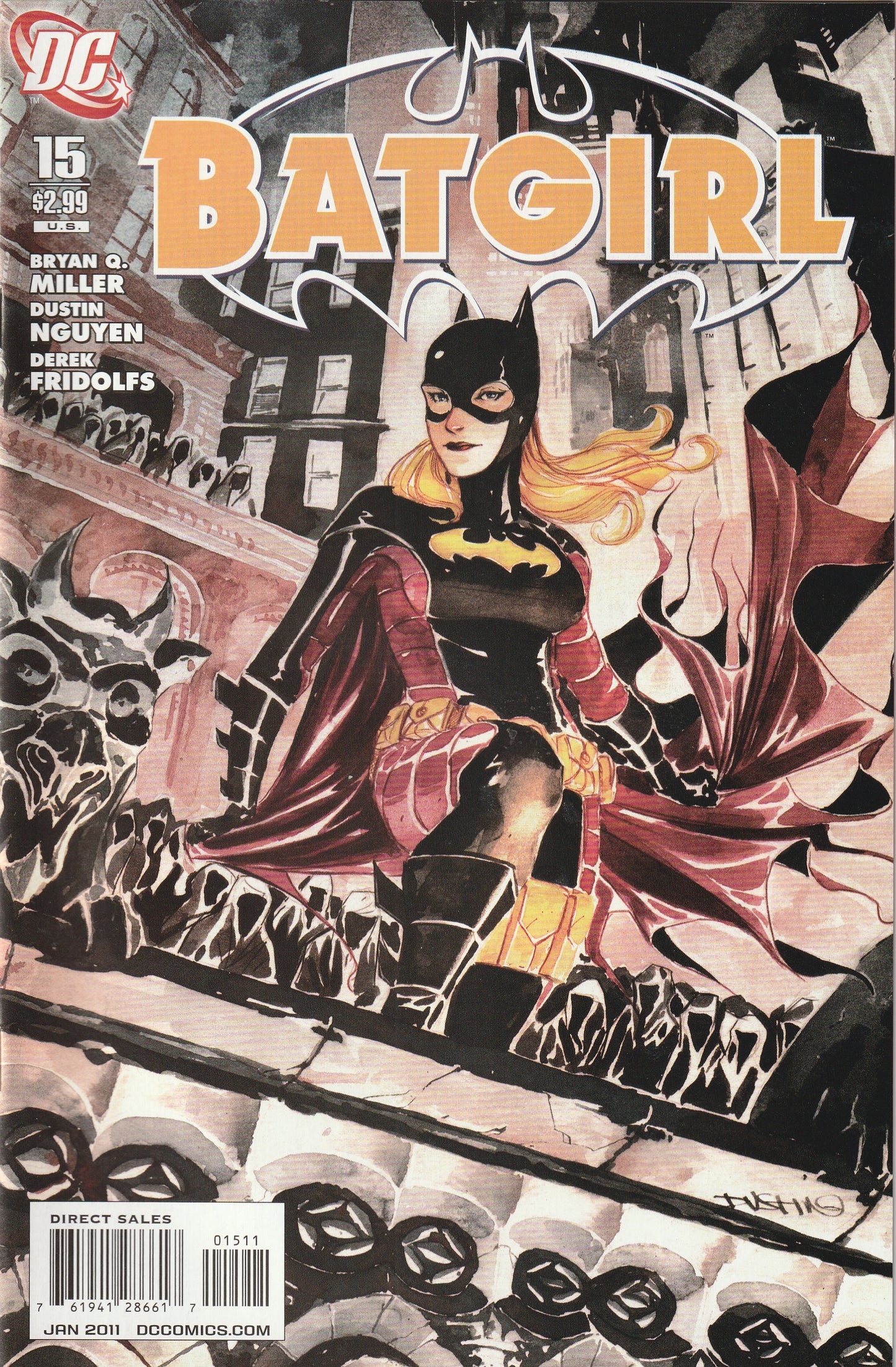 Batgirl #15 (Vol 3, 2011) - Dustin Nguyen cover