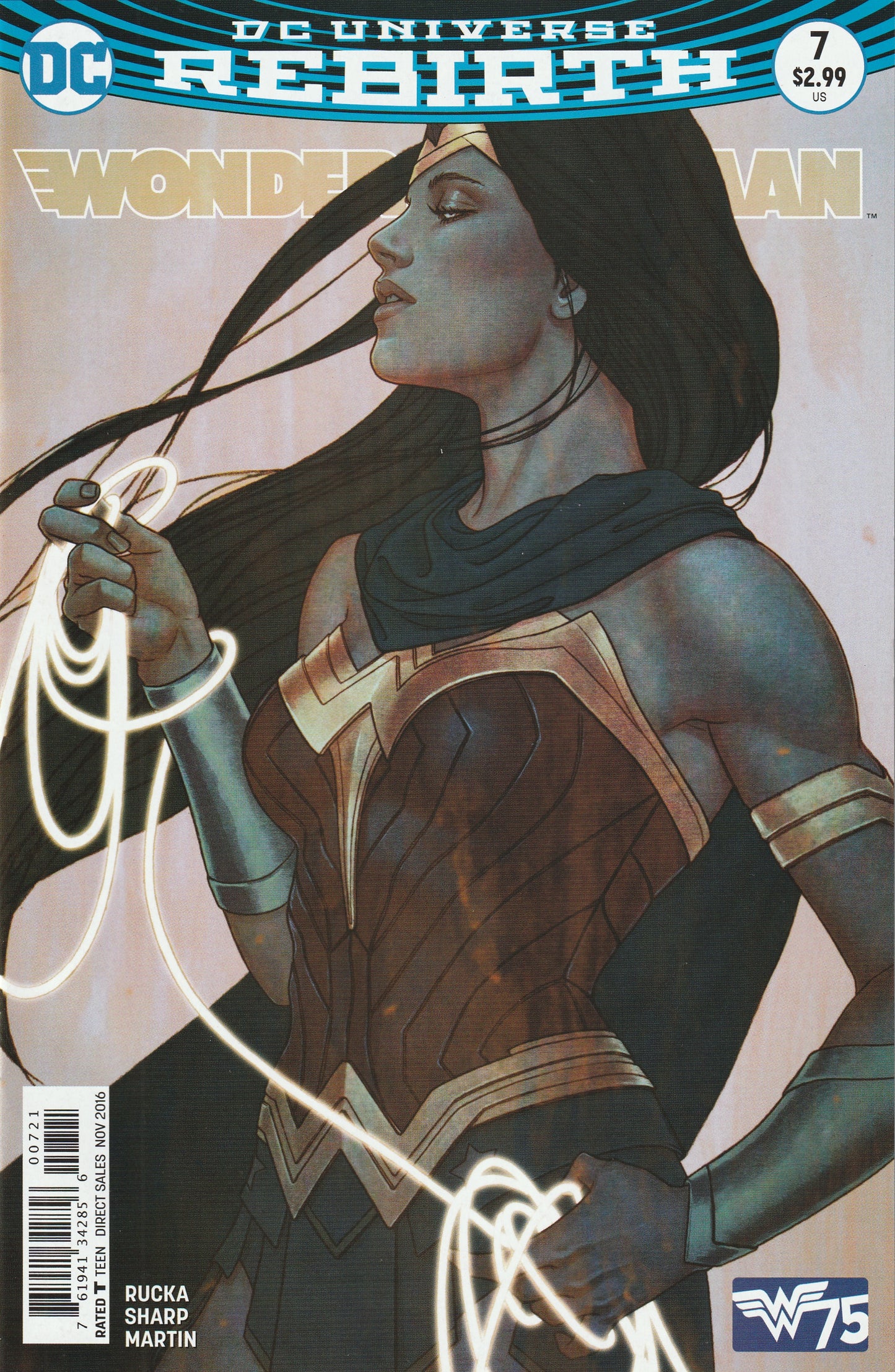 Wonder Woman #7 (2016) - Rebirth - Jenny Frison Variant Cover