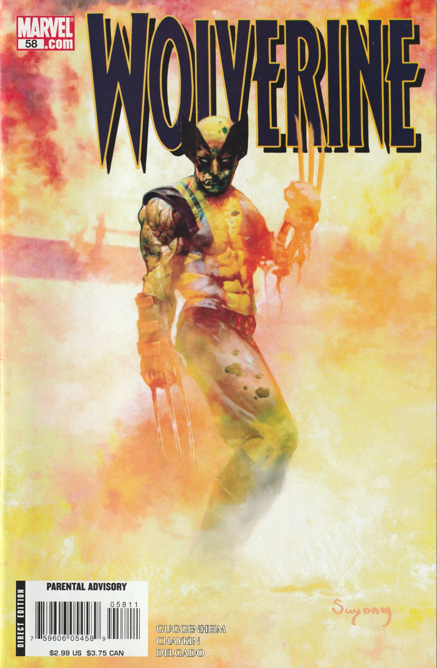 Wolverine #58 (2007) - Arthur Suydam Marvel Zombies cover