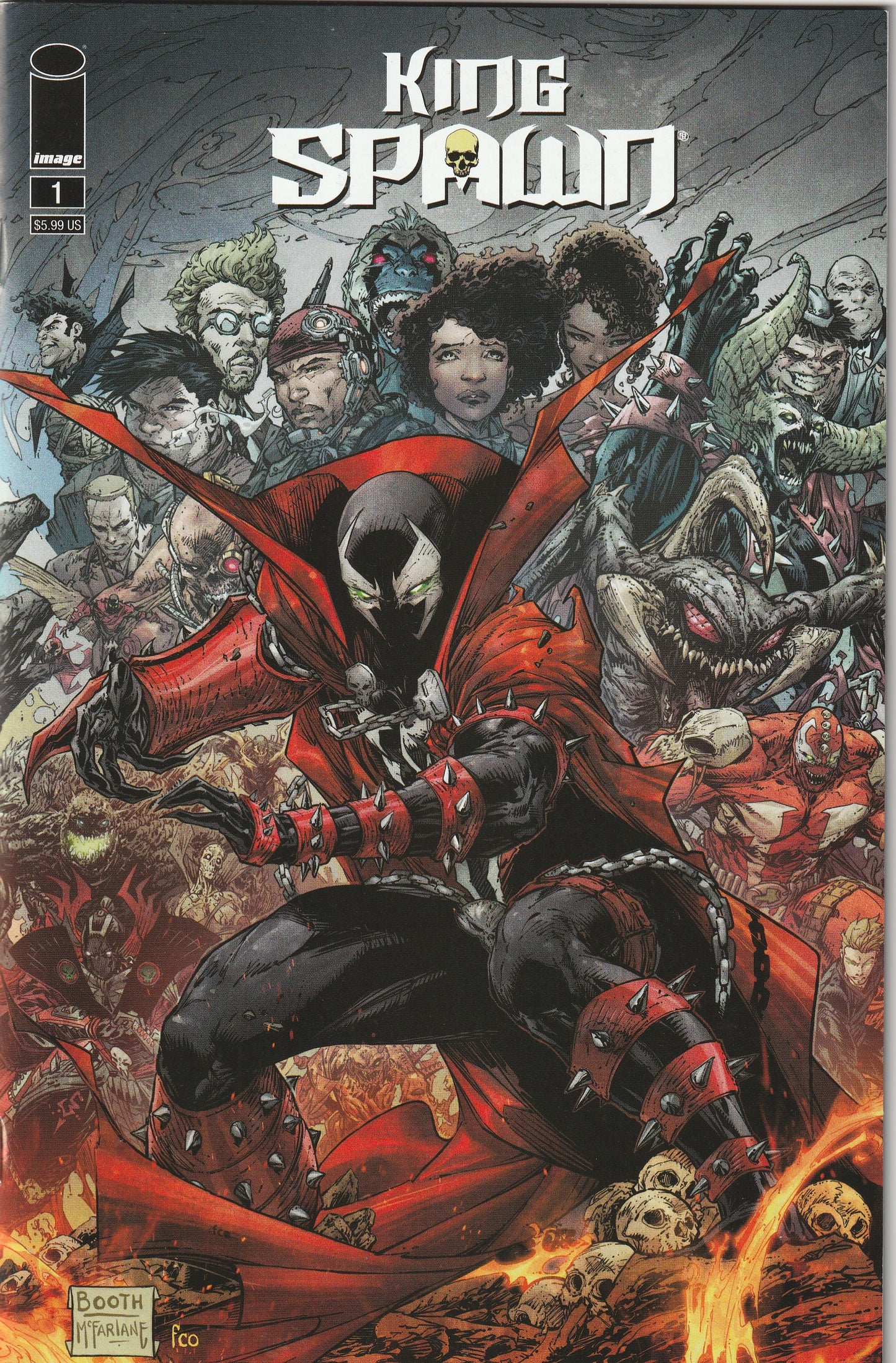 King Spawn #1 (2021) - Cover F Brett Booth Variant Cover