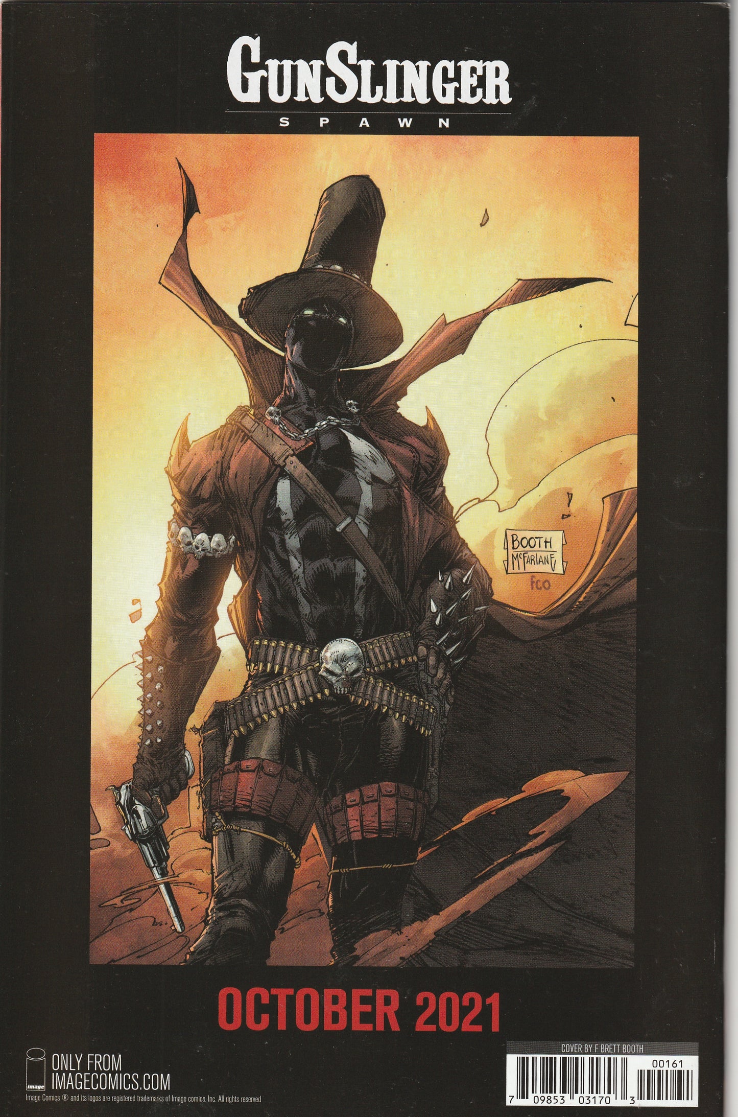 King Spawn #1 (2021) - Cover F Brett Booth Variant Cover
