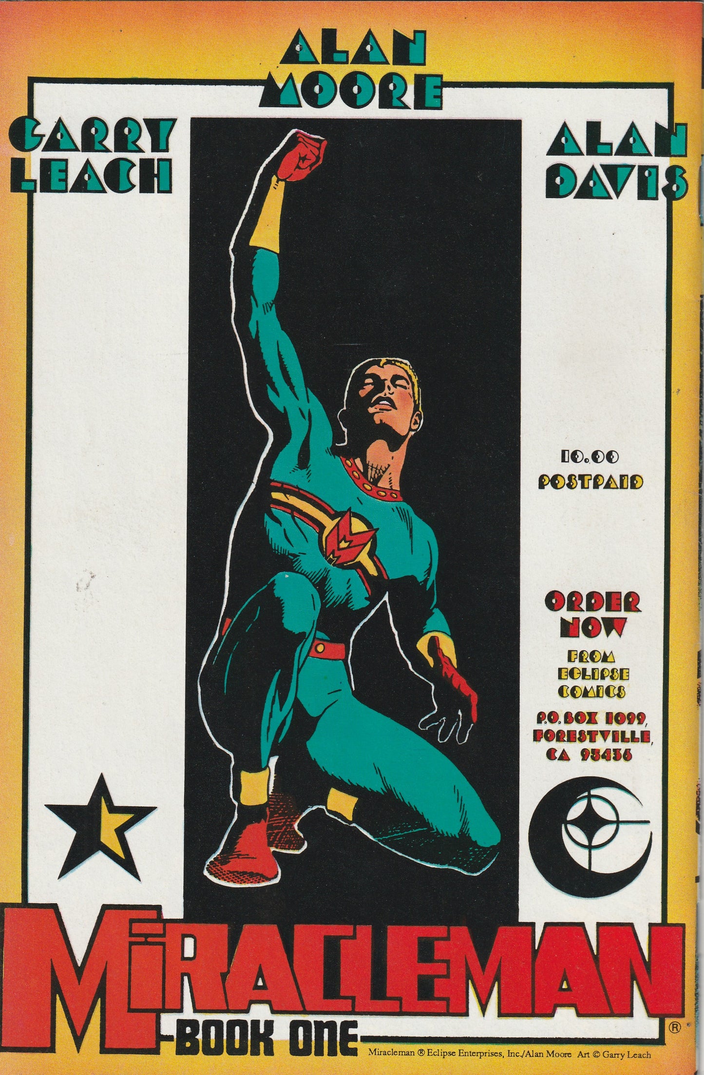 Miracleman #16 (1989) - Alan Moore stories end
