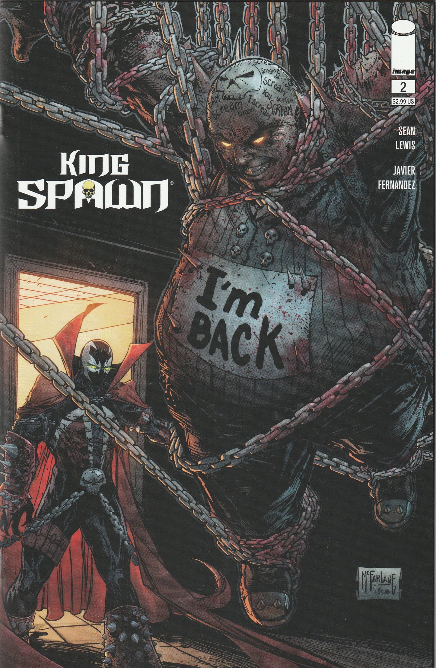 King Spawn #2 (2021) - Cover B Todd McFarlane Variant Cover