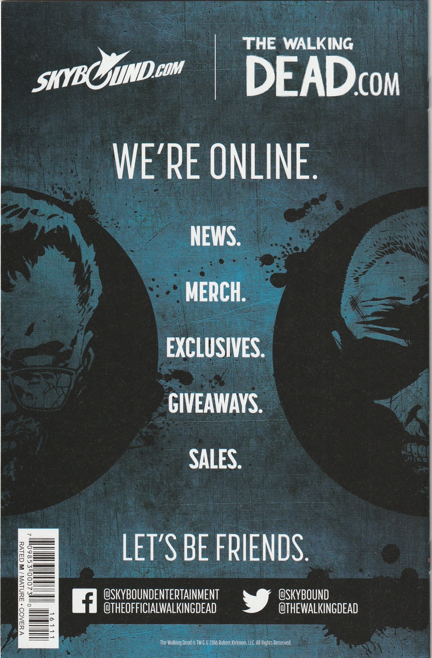 The Walking Dead #161 (2016) - Charlie Adlard & Dave Stewart Cover