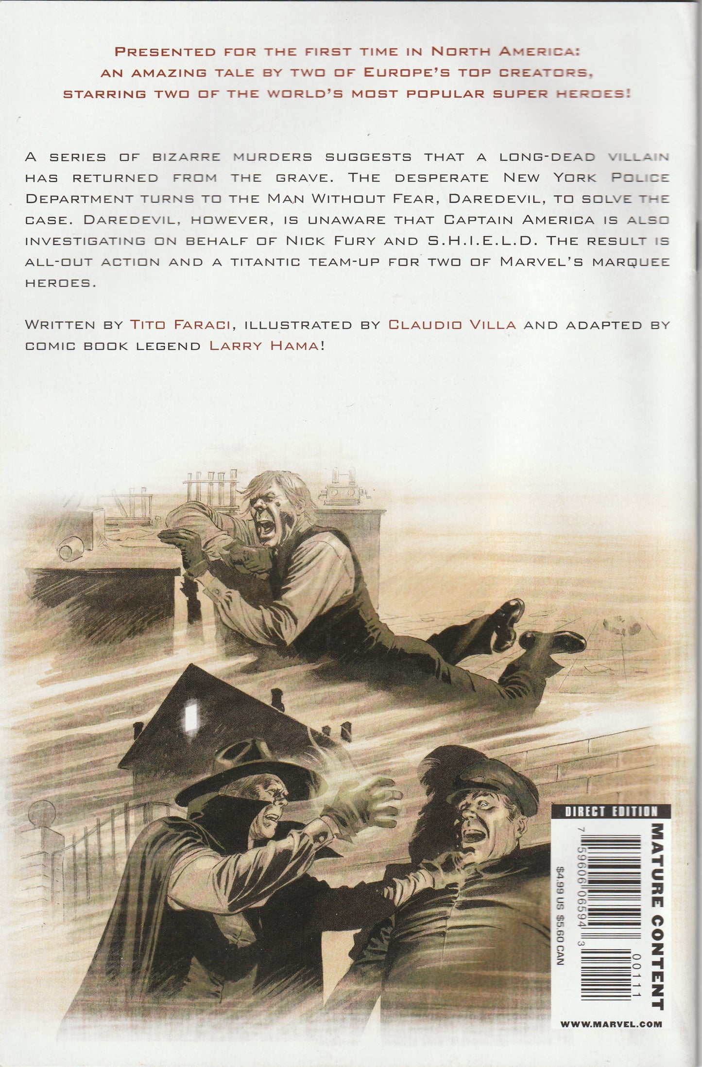 Daredevil & Captain America: Dead on Arrival (2008)