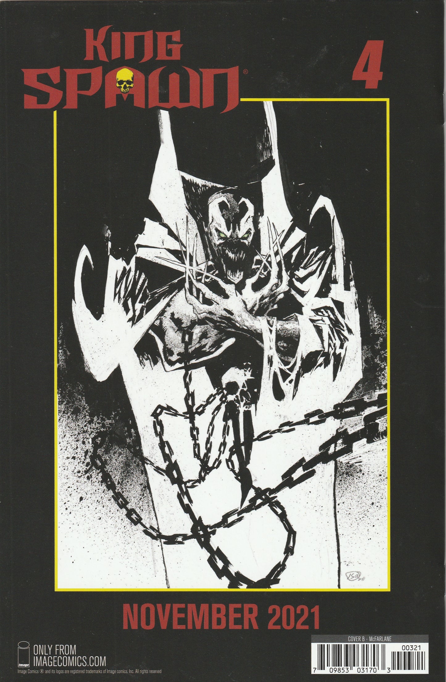 King Spawn #3 (2021) - Cover B Todd McFarlane Variant Cover