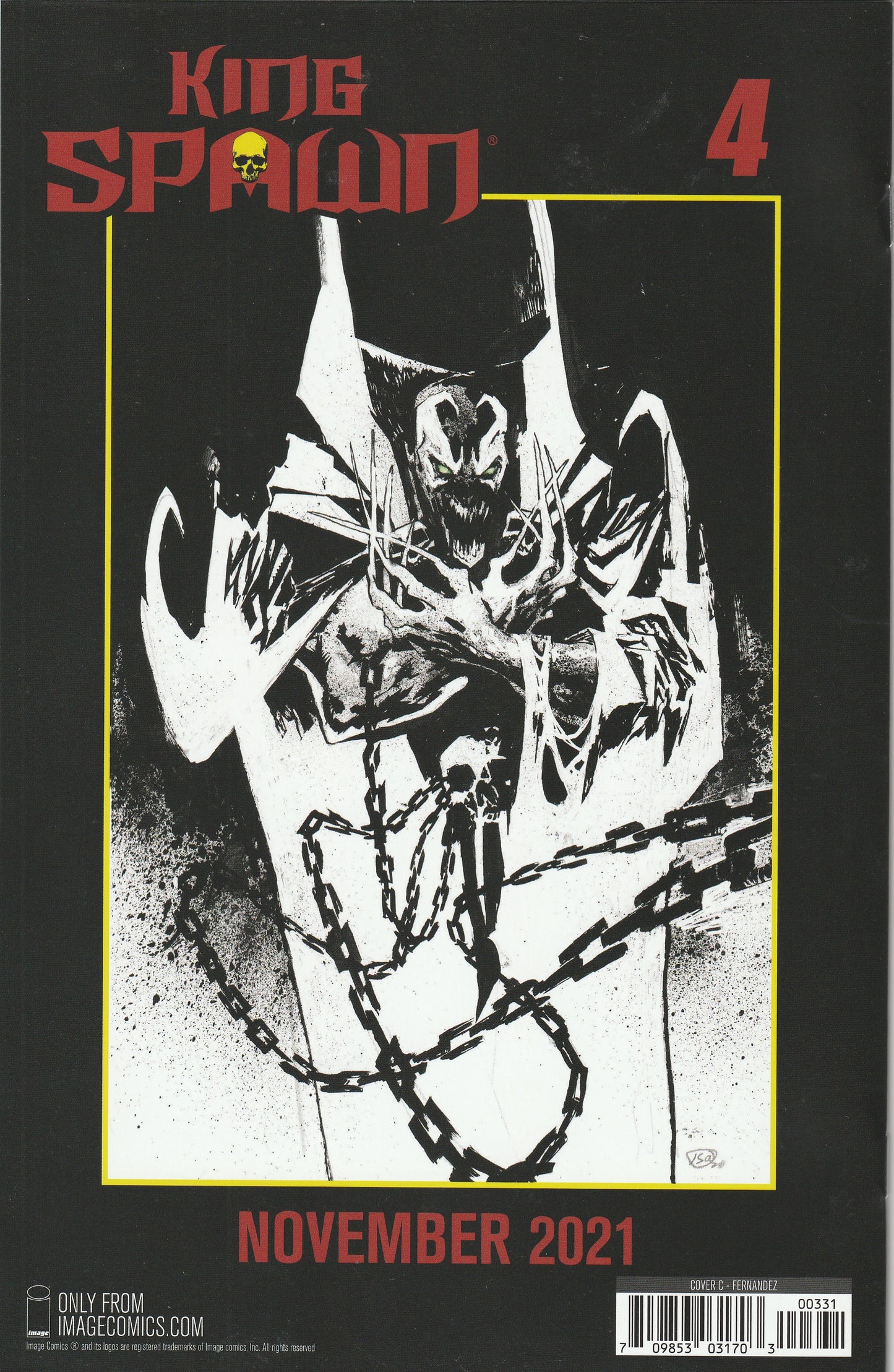 King Spawn #3 (2021) - Cover C Javi Fernandez Variant Cover