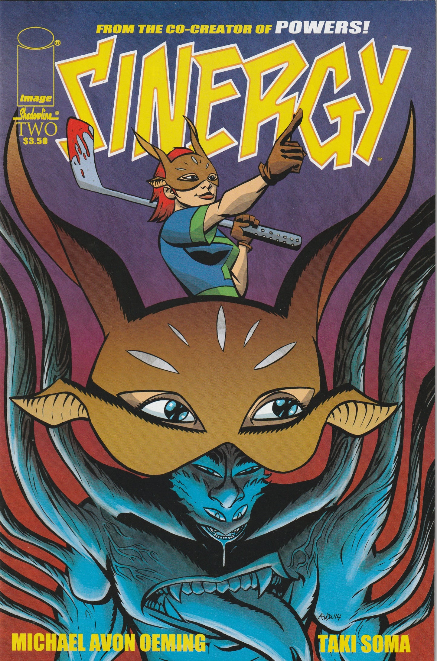 Sinergy #2 (2014) - Cover A by Michael Avon Oeming