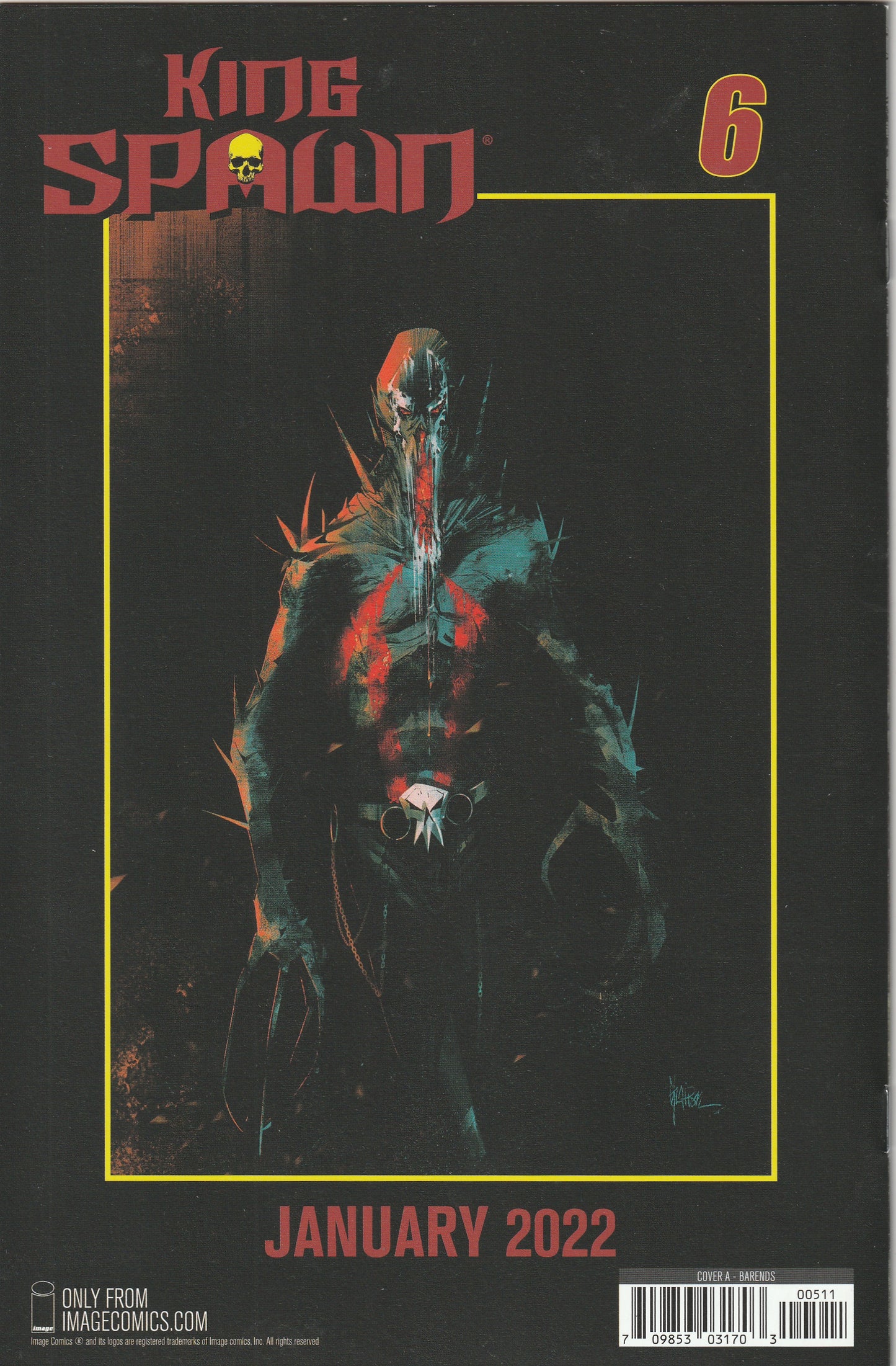 King Spawn #5 (2021) - Cover A Bjorn Barends