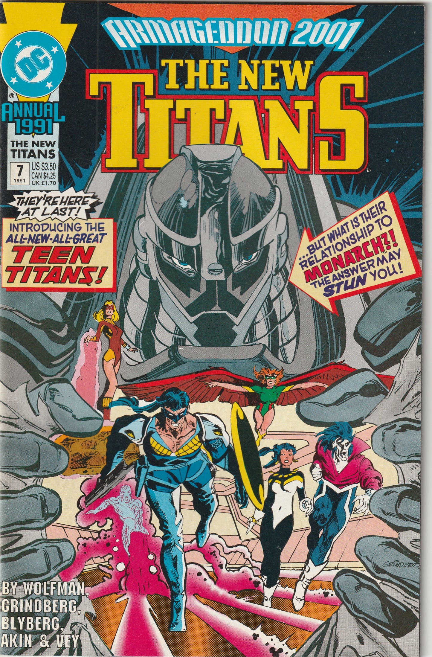 New Titans Annual #7 (1991) - Armageddon 2001