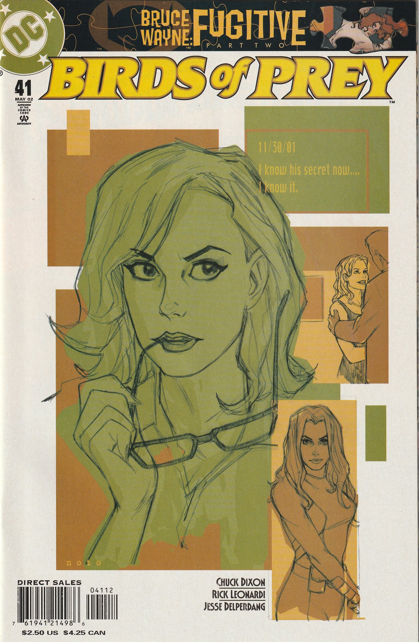 Birds of Prey #41 (2002) - Bruce Wayne: Fugitive Part 2
