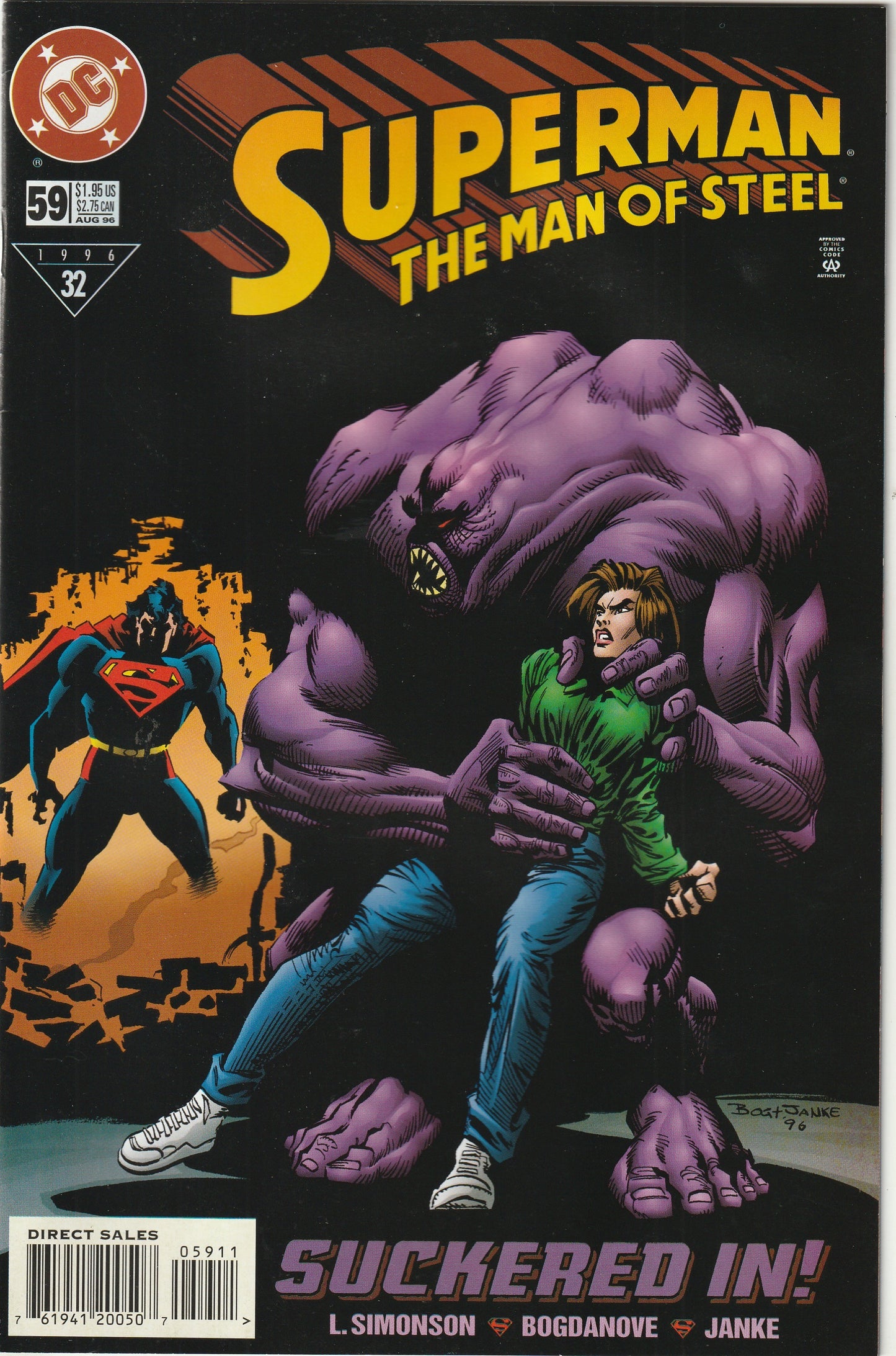 Superman: The Man of Steel #59 (1996)