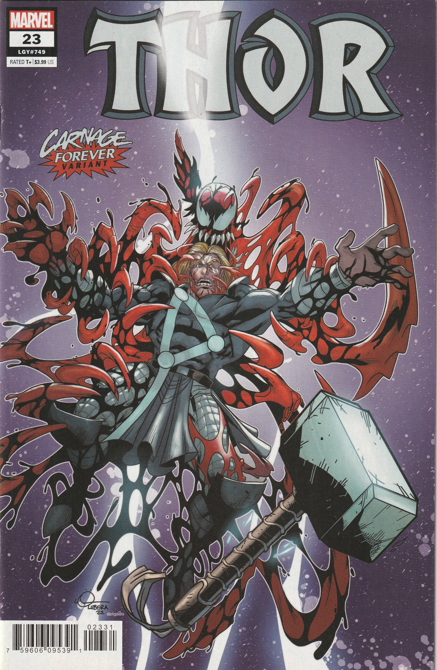 Thor #23 (LGY #749) (2022) - Rahzzah Carnage Forever Variant