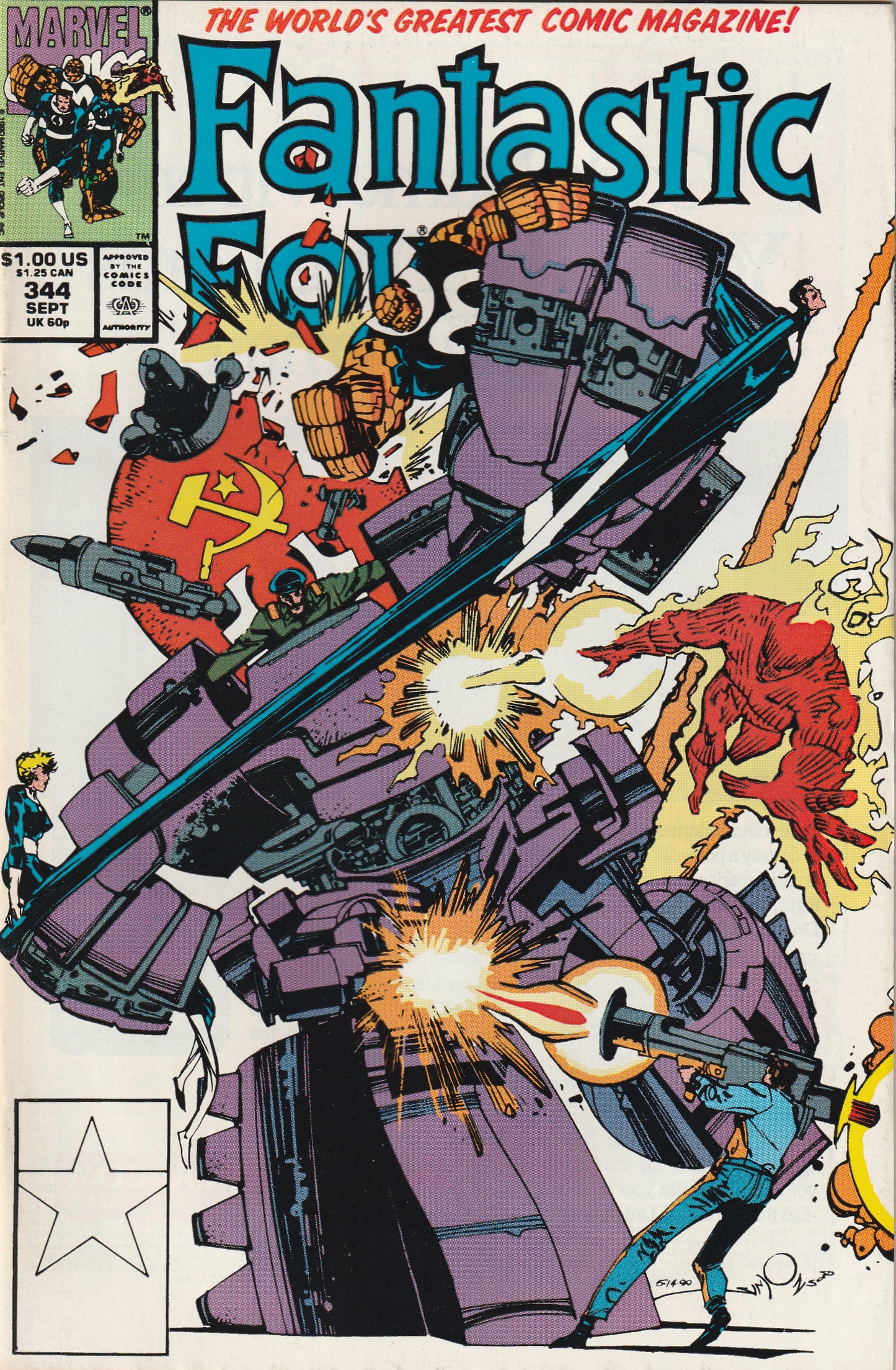 Fantastic Four #344 (1990)
