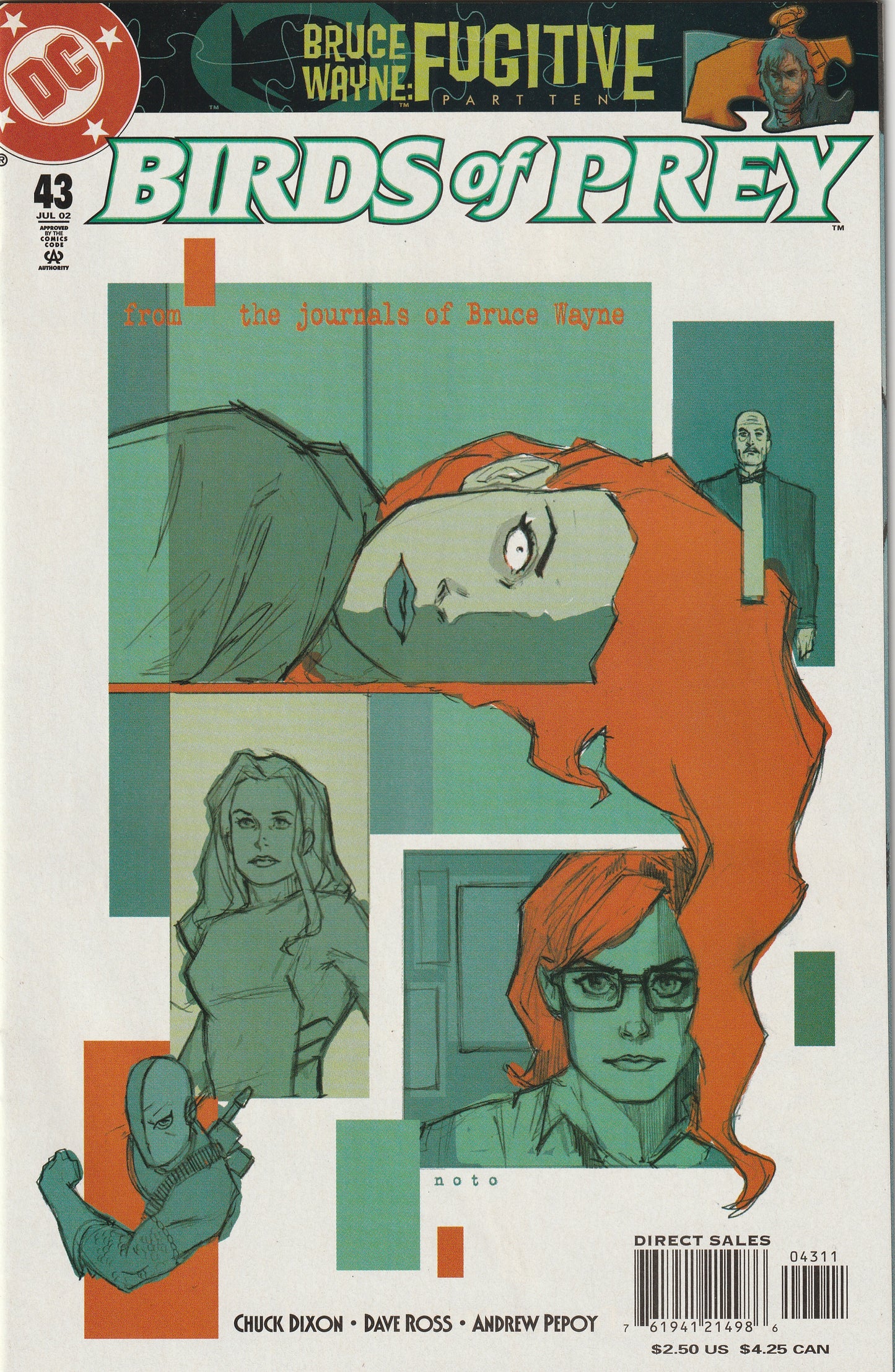 Birds of Prey #43 (2002) - Bruce Wayne: Fugitive Part 10