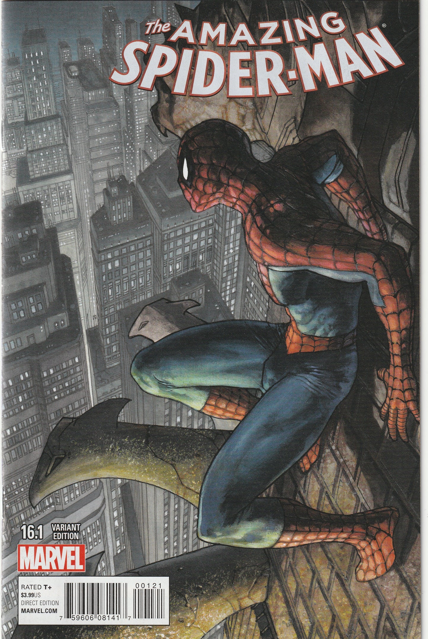 Amazing Spider-Man (Volume 3) #16.1 (2015) - Simone Bianchi Variant Cover