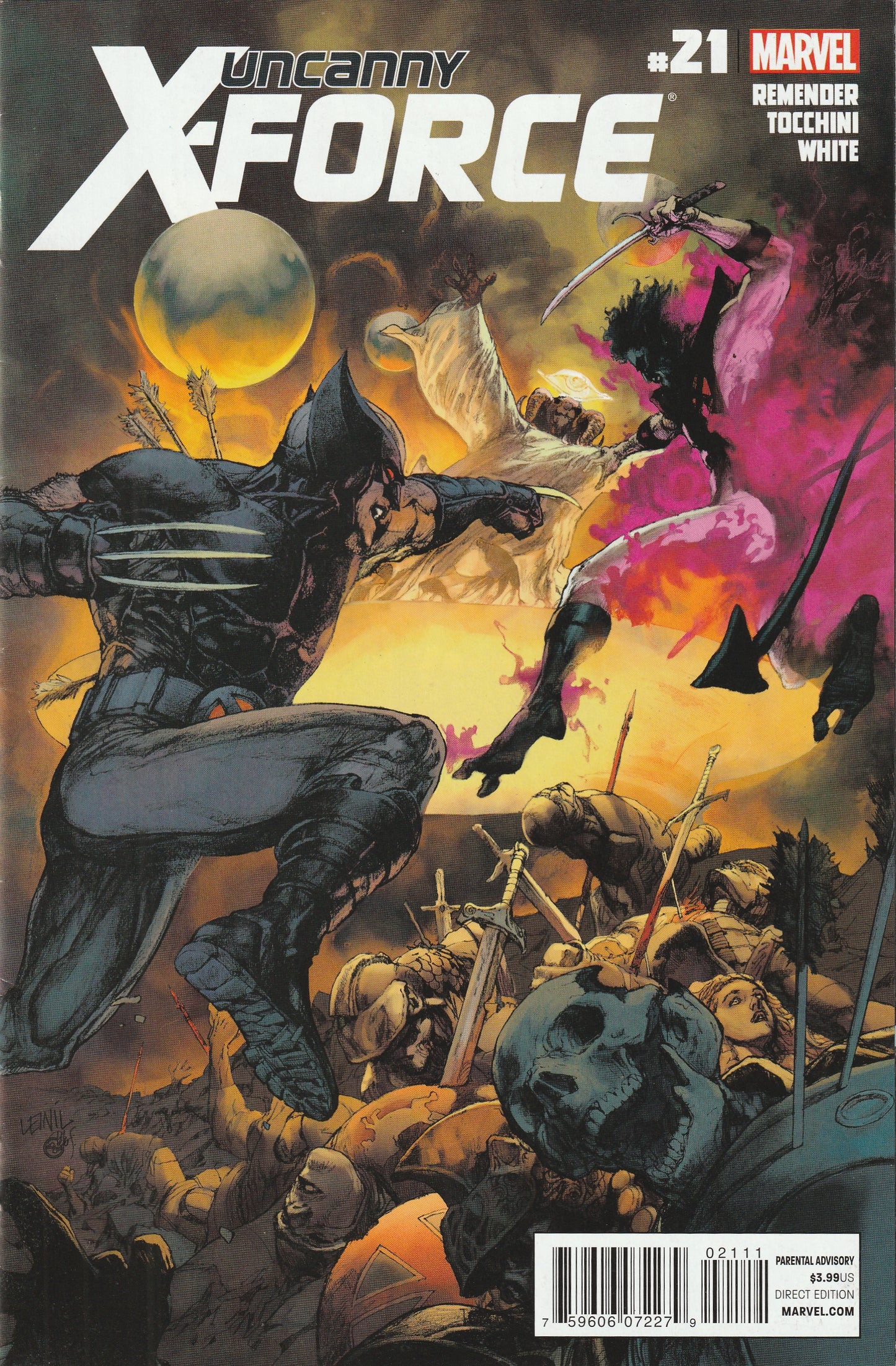 Uncanny X-Force #21 (2012) - Psylocke becomes Lady Briton