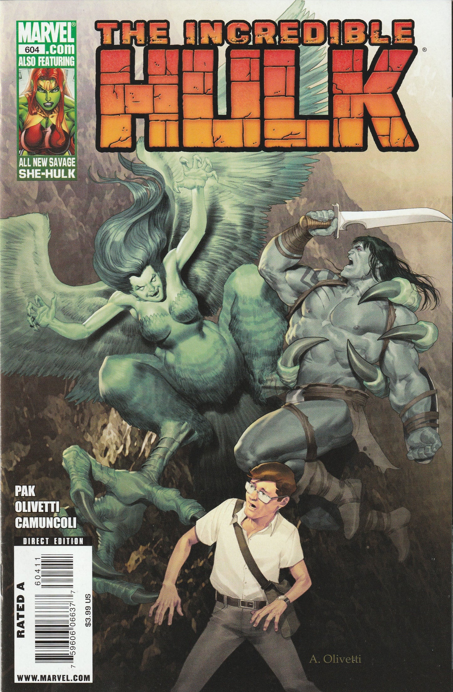 Incredible Hulk #604 (2010) - 1st Appearance of Marlo Chandler-Jones as Harpy