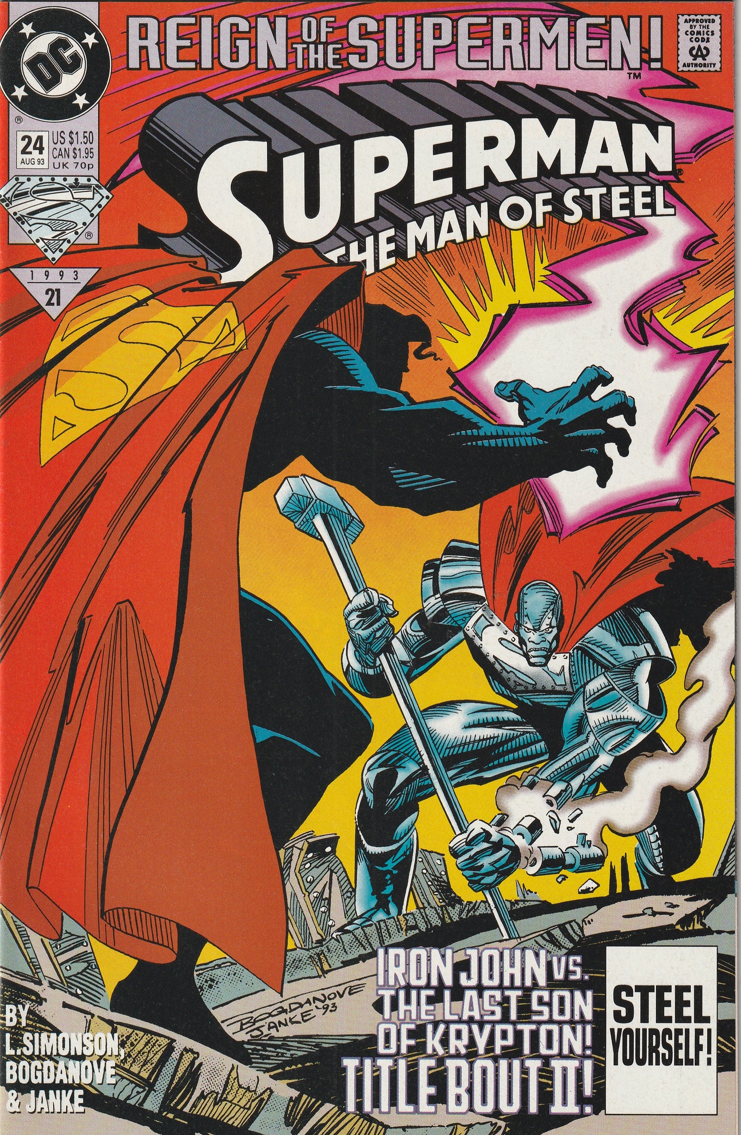 Superman: The Man of Steel #24 (1993)