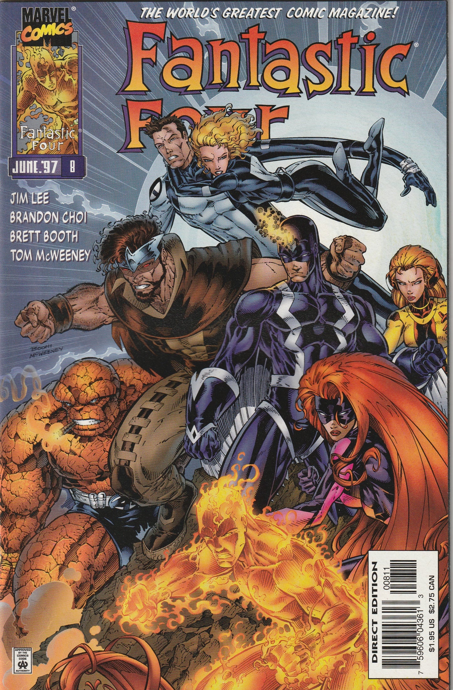 Fantastic Four #8 (1997) - Heroes Reborn - Jim Lee