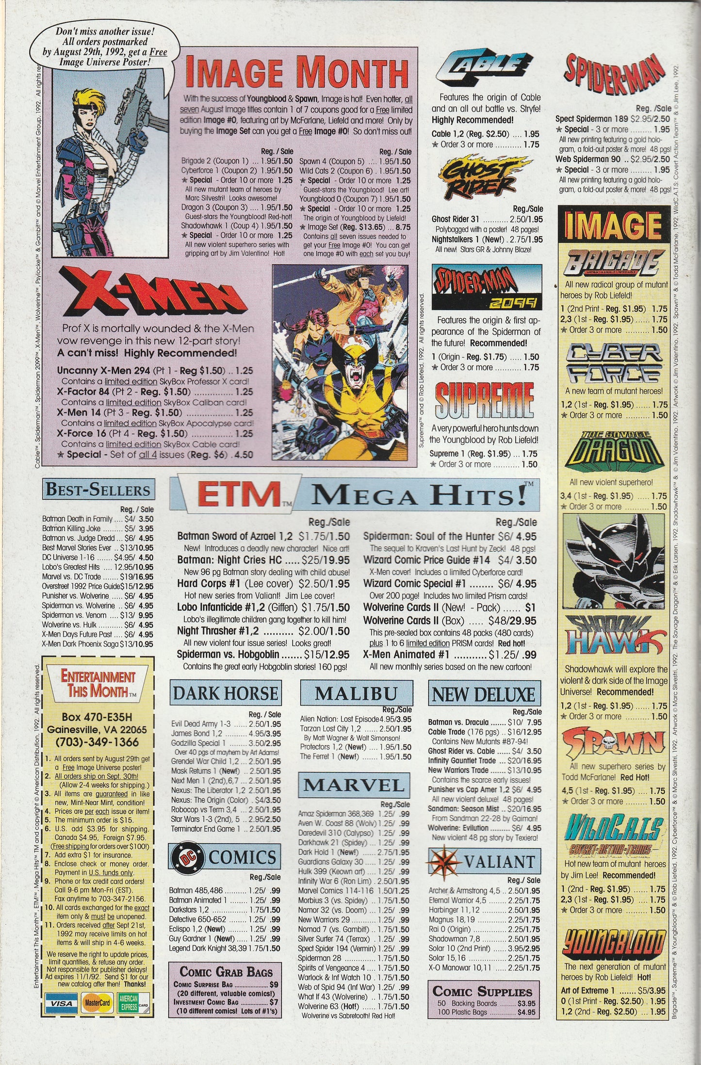 WILDC.A.T.S.: Covert Action Teams #1 (of 3, 1992) - Jim Lee
