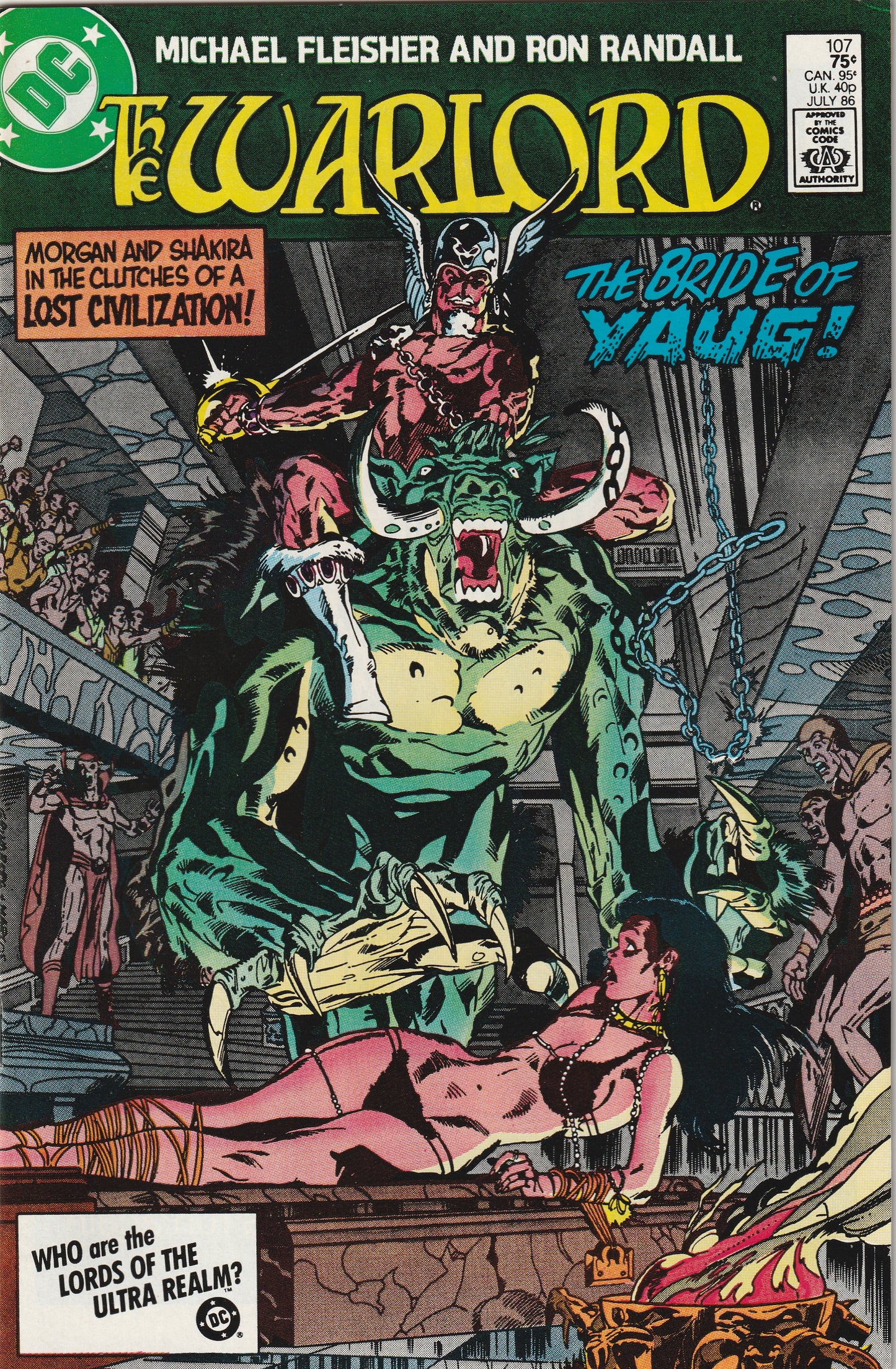 Warlord #107 (1986)