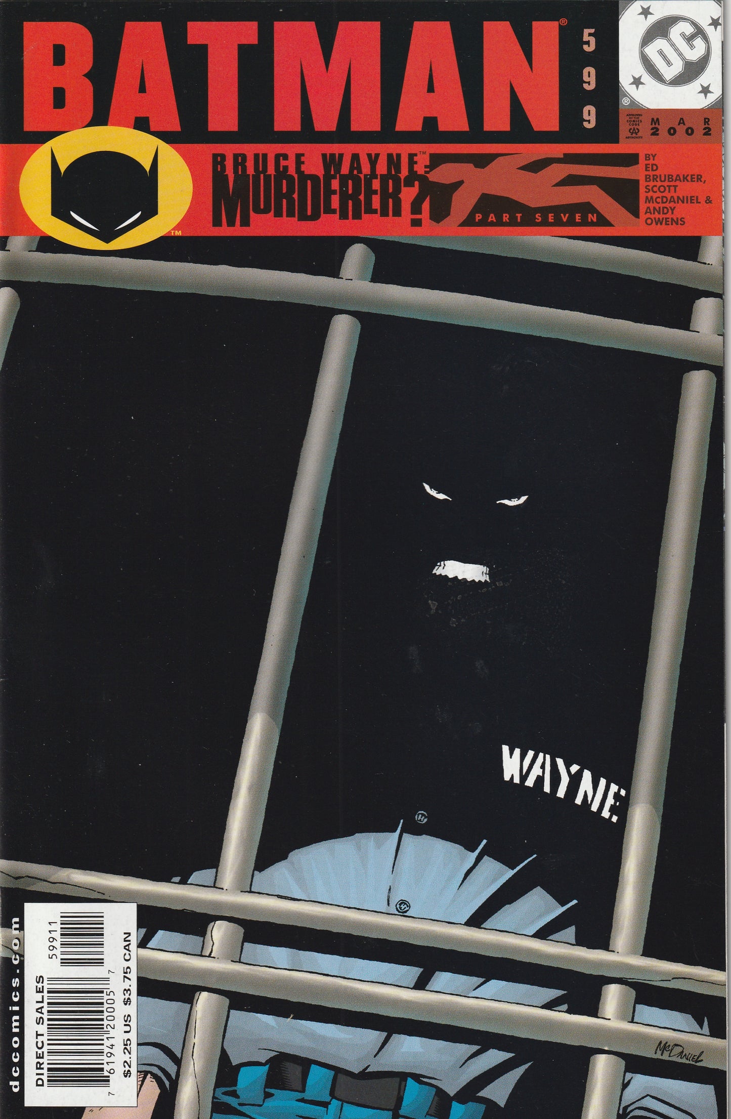 Batman #599 (2002) - Bruce Wayne, Murderer? Ed Brubaker