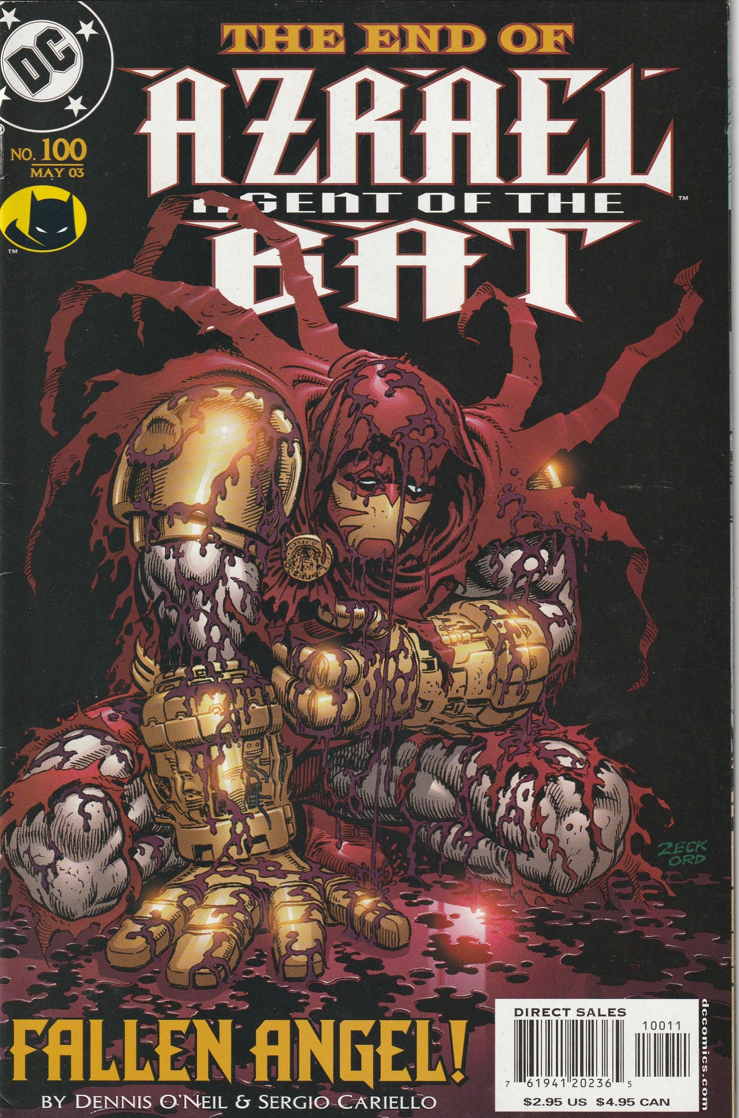 Azrael: Agent of the Bat #100 (2003) - Final issue of series