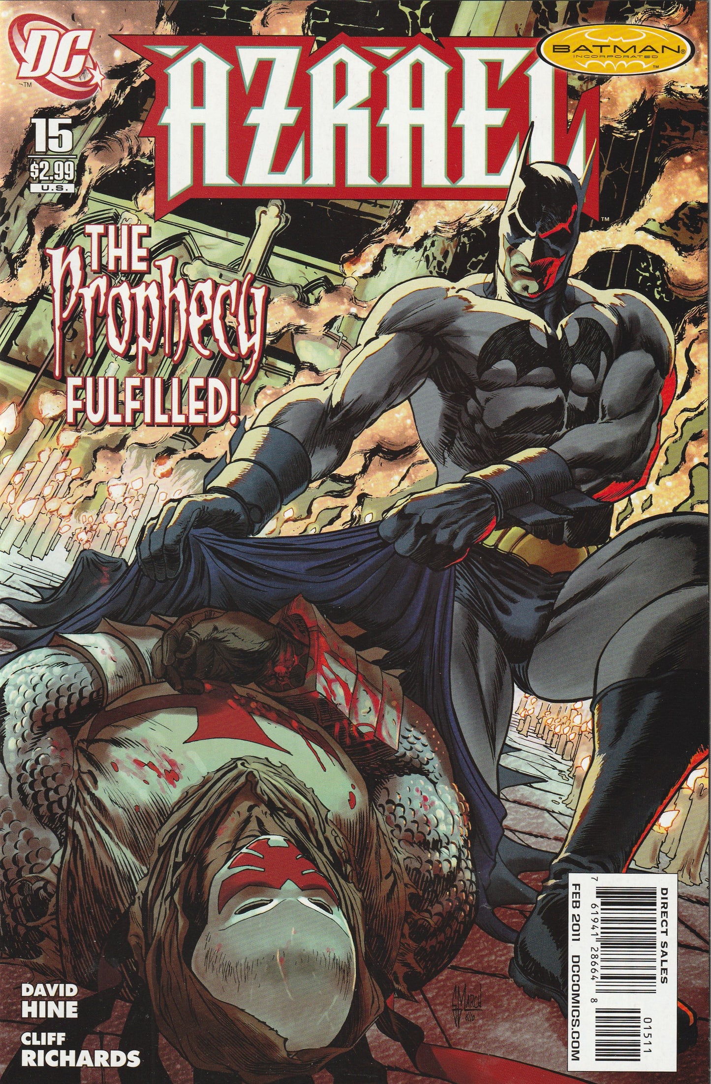 Azrael #15 (Volume 2, 2011)
