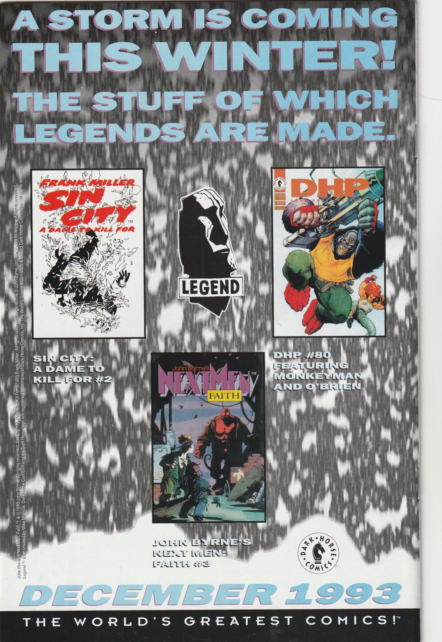 Dark Horse Presents #80 (1993) - 1st Appearance of Monkeyman & O'Brien by Arthur Adams