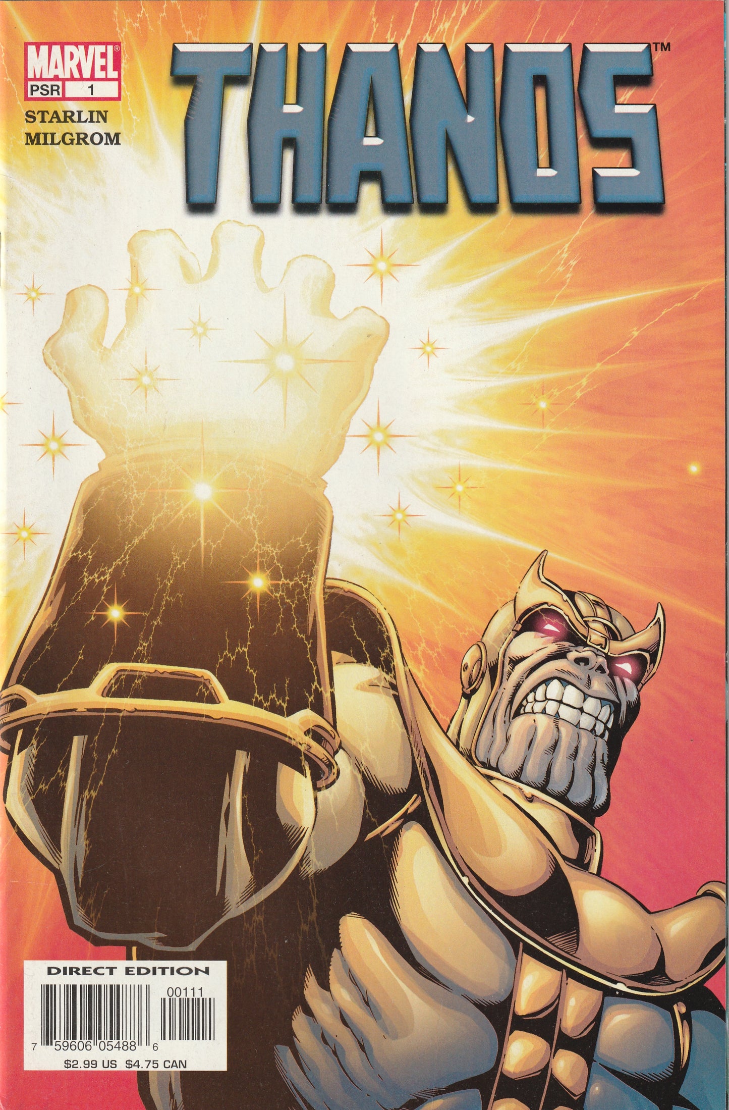 Thanos #1 (2003) - 1st appearance of Hunger (Devourer of Realities)