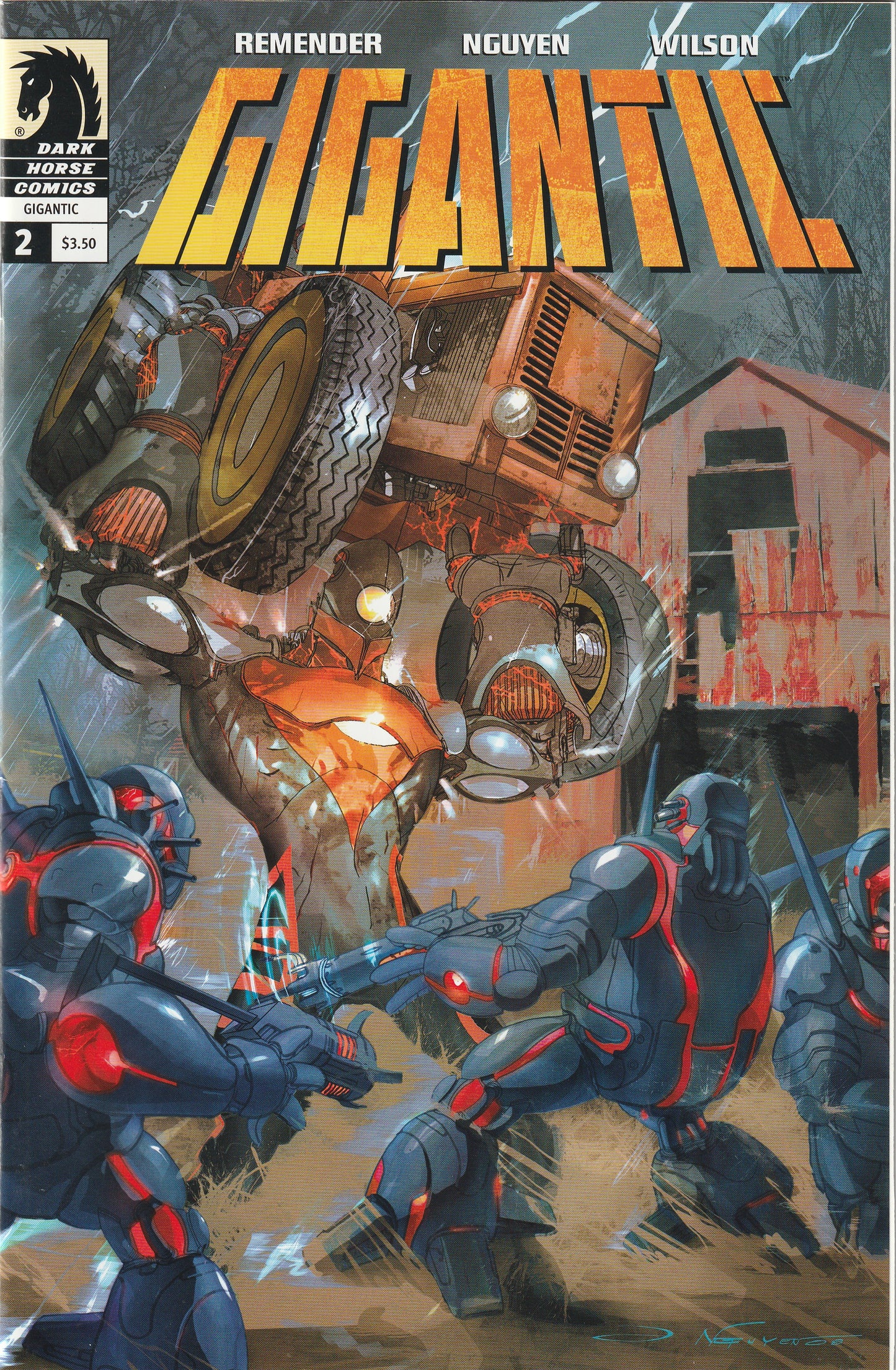 Gigantic (2008-2010) - 5 issue mini series - Rick Remender, Eric Nguyen