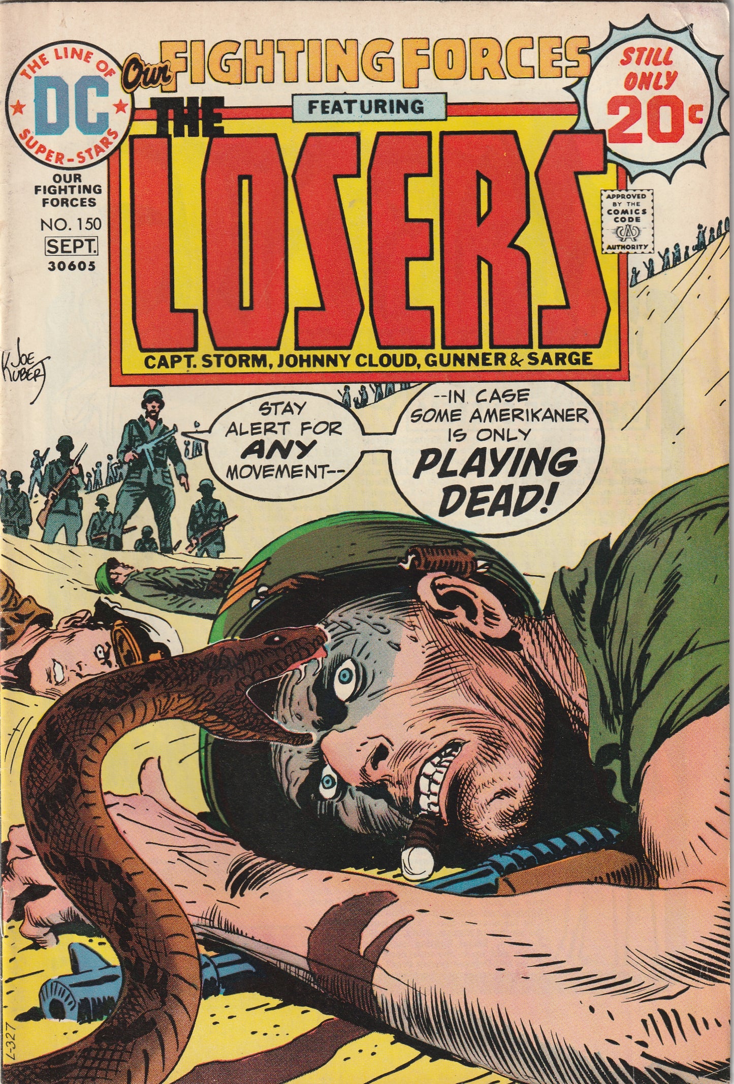 Our Fighting Forces #150 (1974) - Featuring The Losers