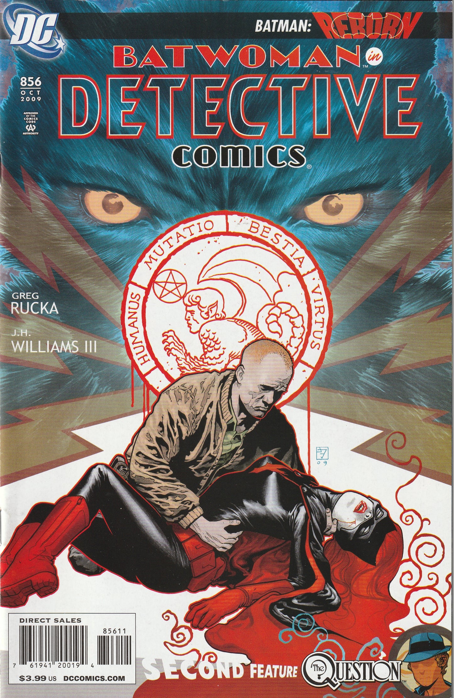 Detective Comics #856 (2009) - Greg Rucka, J.H. Williams III