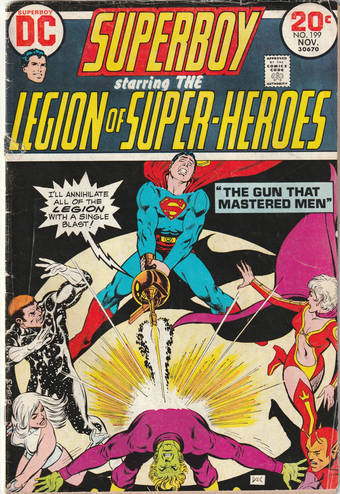 Superboy #199 (1973) - Starring the Legion of Super-Heroes