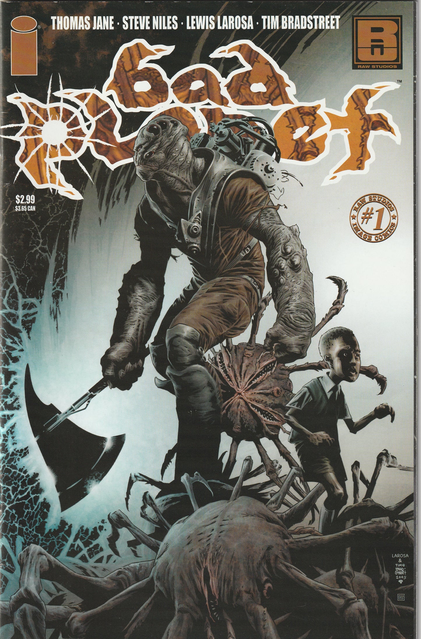 Bad Planet #1 (2005) - Thomas Jane, Steve Niles, Tim Bradstreet