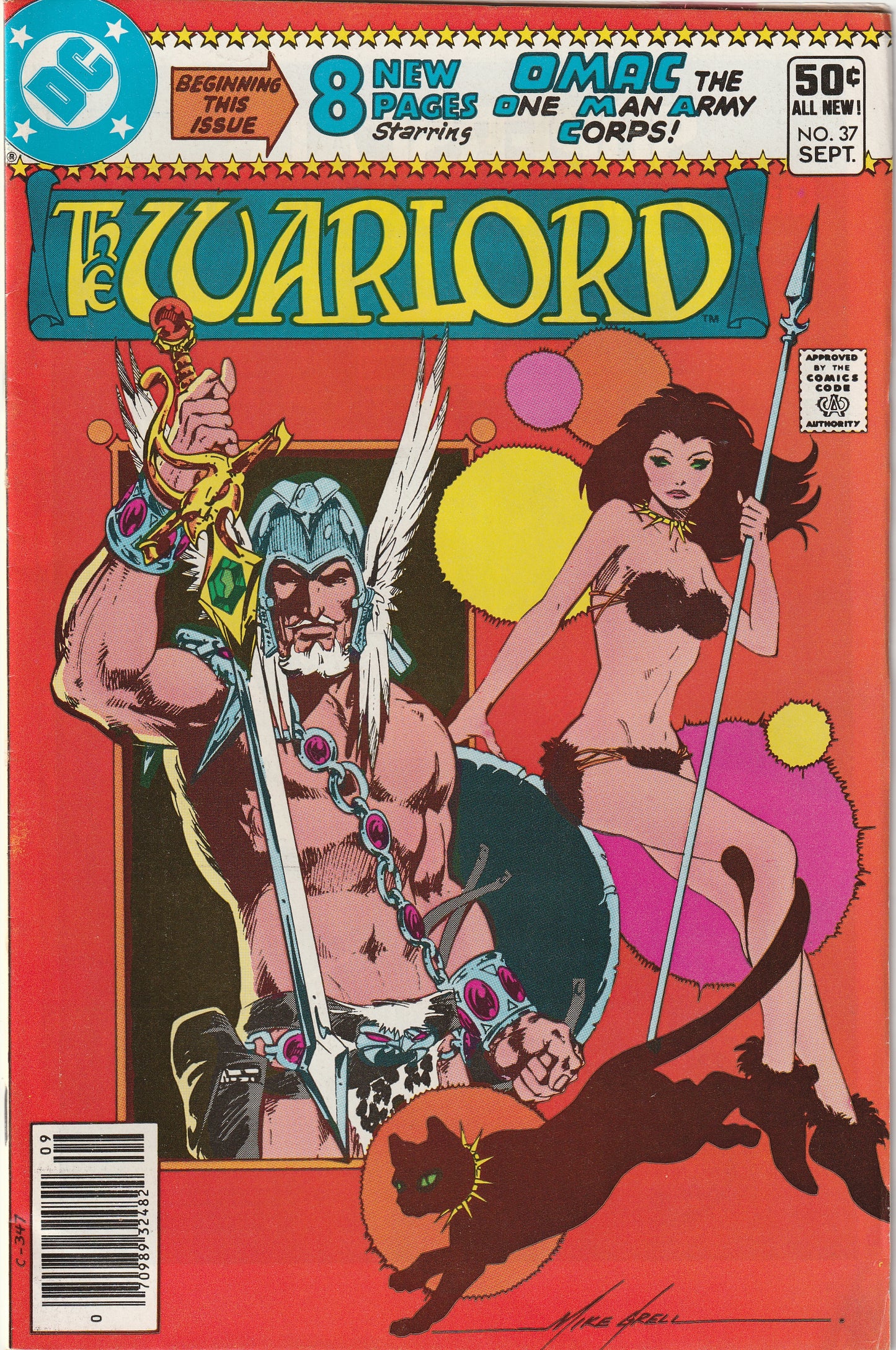 Warlord #37 (1980) - Origin of OMAC by Jim Starlin